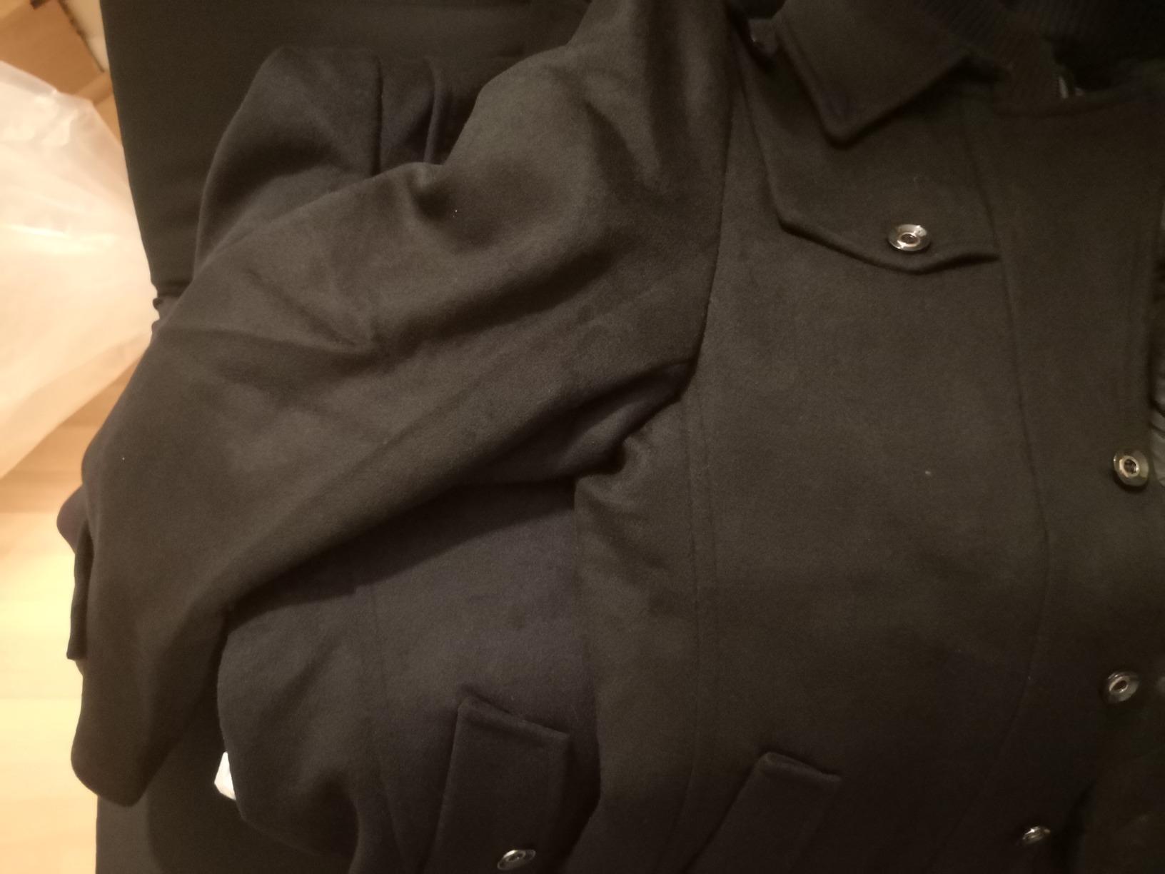 APTRO Men's Pea Coat Wool Jacket Winter Coat customer photo 2