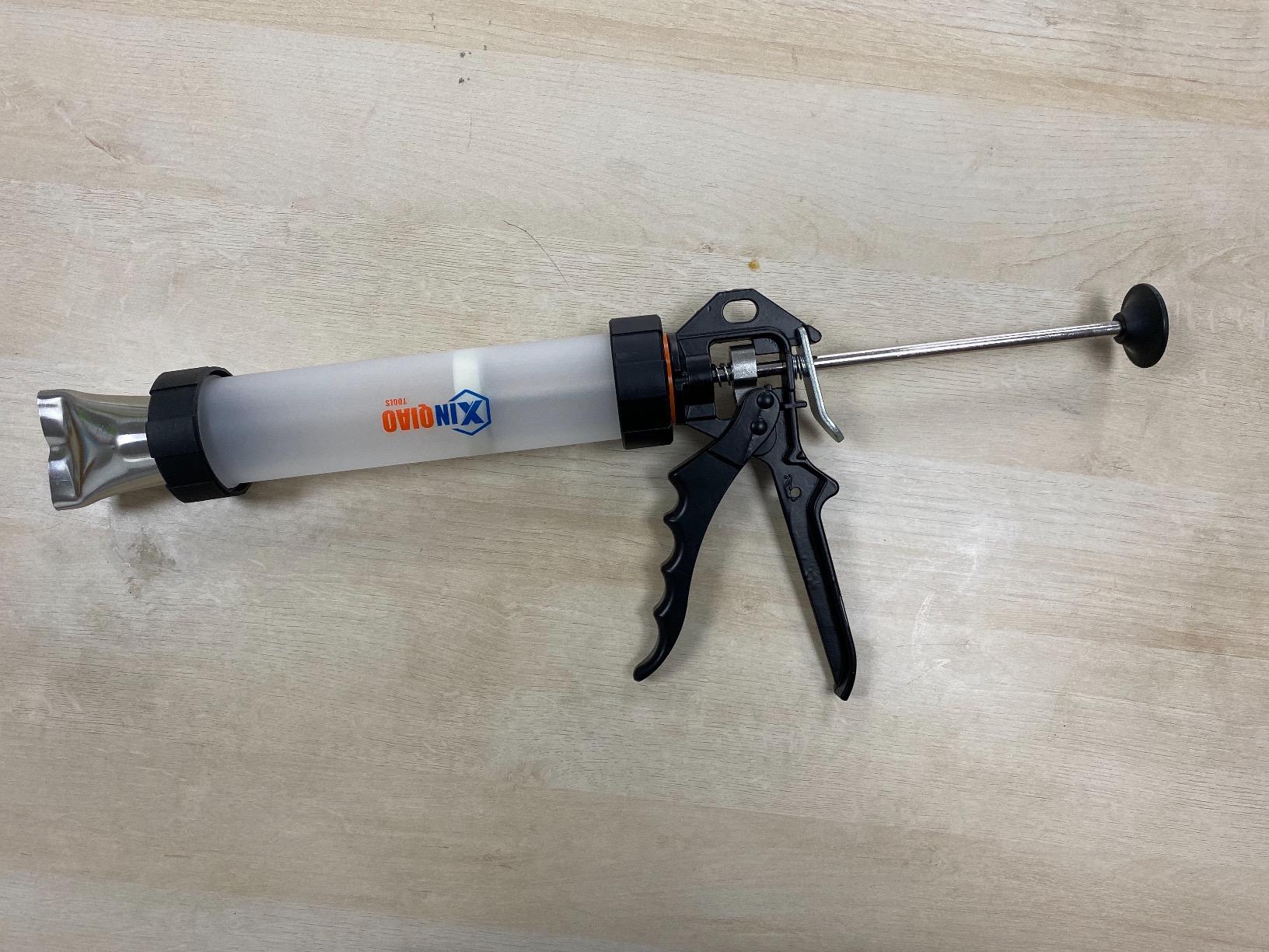 XINQIAO Beef Jerky Gun for Ground Meat, Plastic Jerky Cannon Comes with 4 Nozzles, 2 Brushes customer photo 2