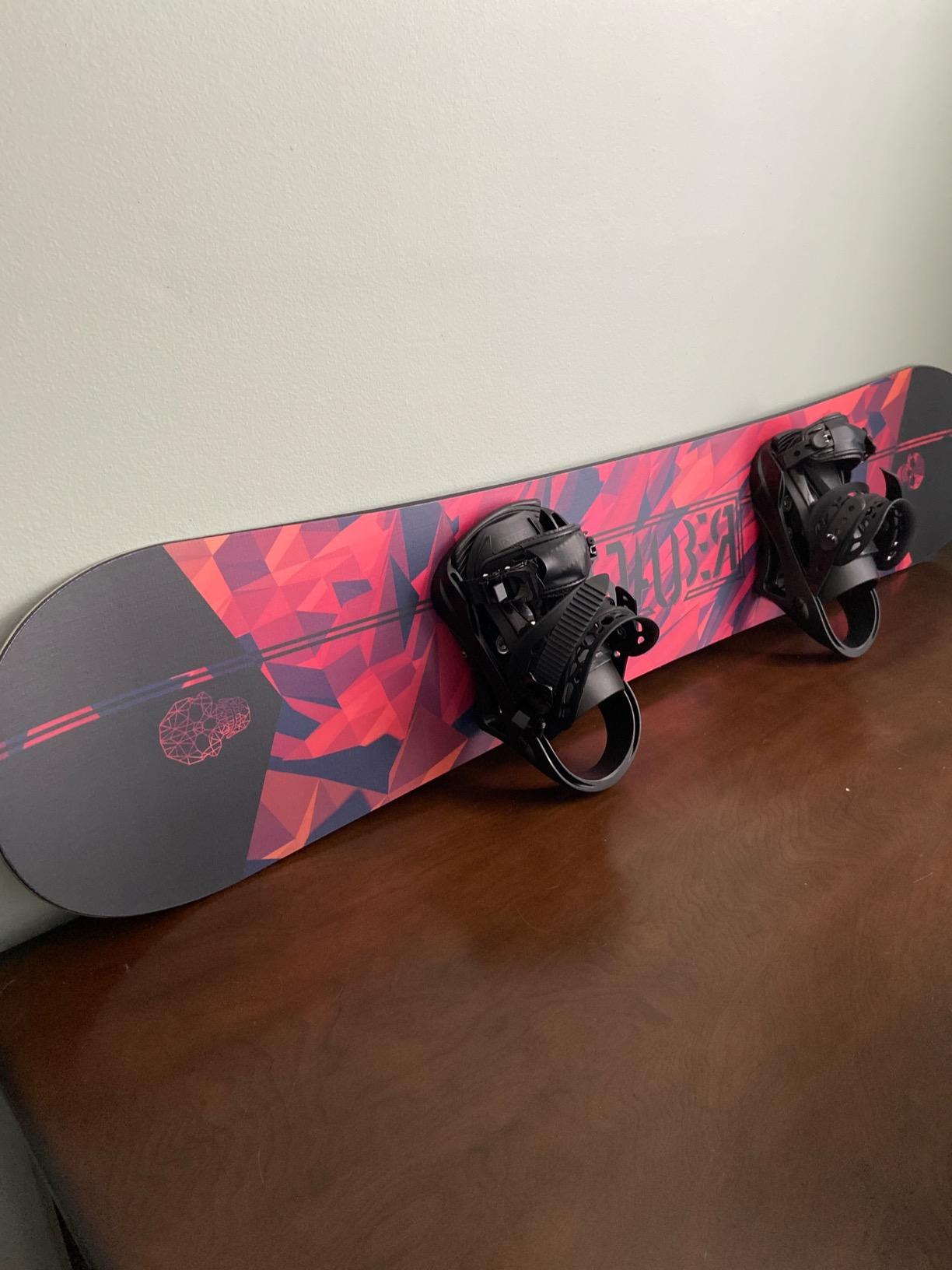 STAUBER Matte Summit Snowboard & Binding Package Sizes 128, 133, 138, 143, 148,153,158, & 161- Best All Terrain, Twin Directional, Hybrid Profile - Adjustable Bindings - Designed for All Levels 143 customer photo 1