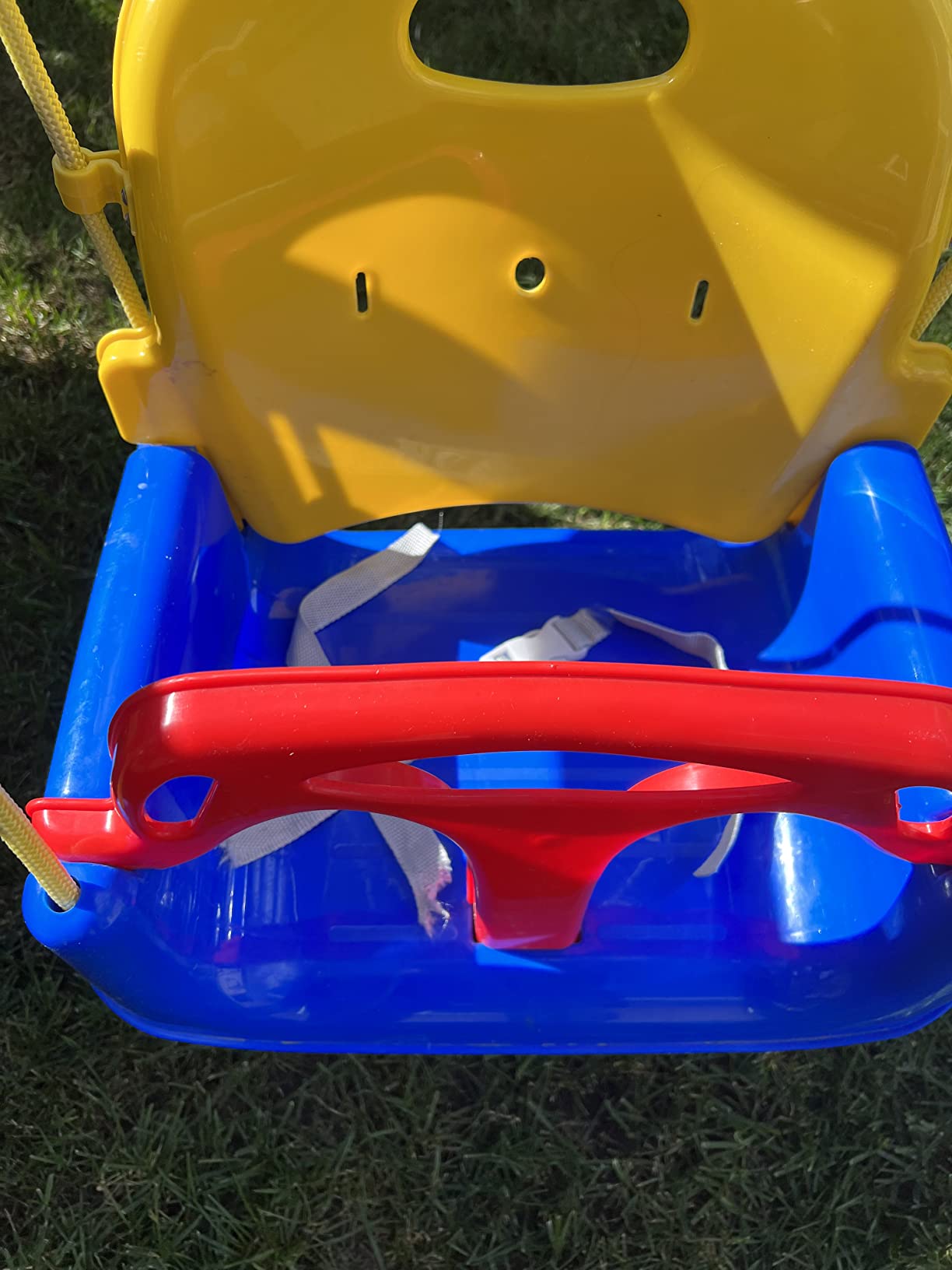 RedSwing 3-in-1 Baby Swing Seat, Toddler Swing, Anti-Flip Snug & Secure Detachable Infants to Teens Kids Swing Seat for Outside Playground, Blue customer photo 1