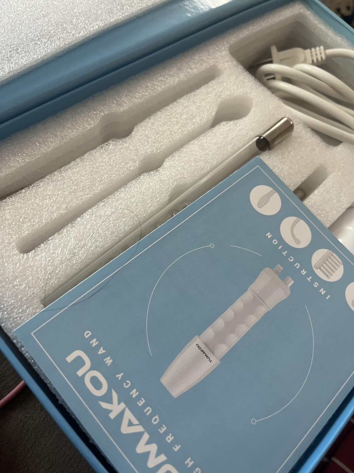 High Frequency Facial Machine - TUMAKOU Portable Handheld High Frequency customer photo 2