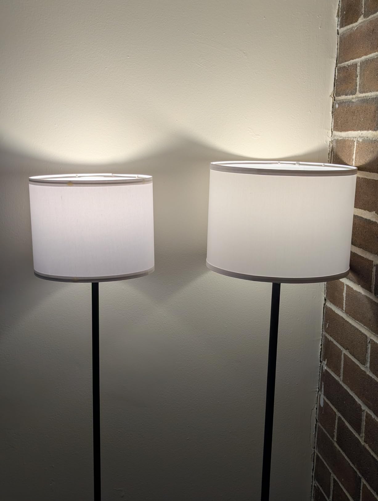 Modern Floor Lamp Simple Design with White Shade & Foot Pedal Switch customer photo 2