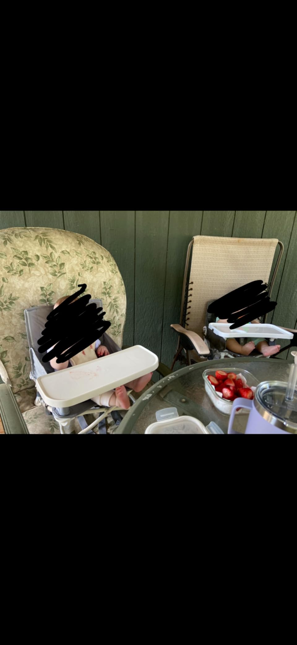 Regalo My Chair Portable Baby Booster Seat with Tray, Foldable, Gray customer photo 1