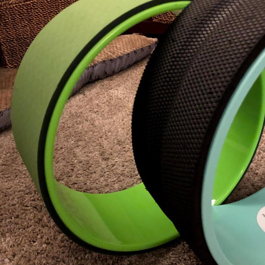 NGT Yoga Wheel 13 inch Yoga Wheel for Back Pain Strongest and Most Comfortable Dharma Yoga Prop Wheel with Free Yoga Bands customer photo 2