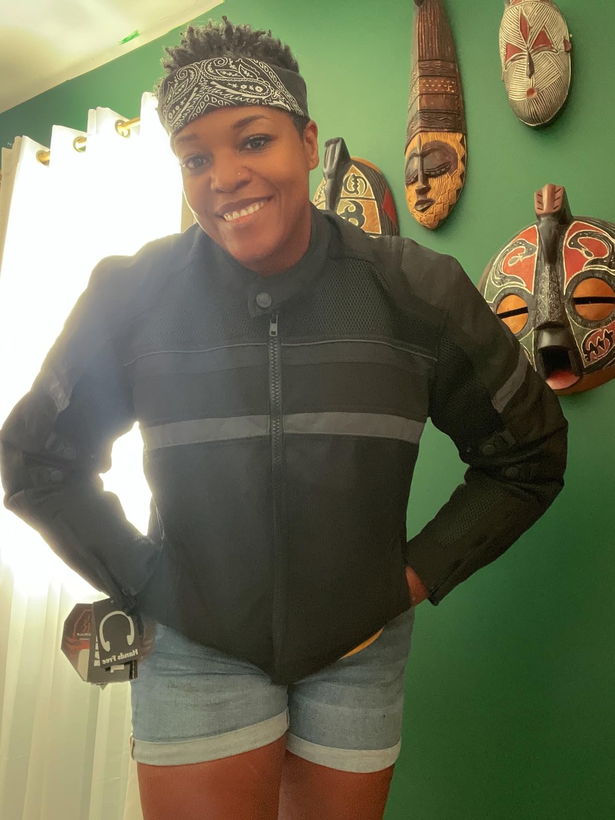 Milwaukee Leather MPL2775 Black Armored Textile Motorcycle Jacket for Women - All Season Jacket w/Removable Liner customer photo 1