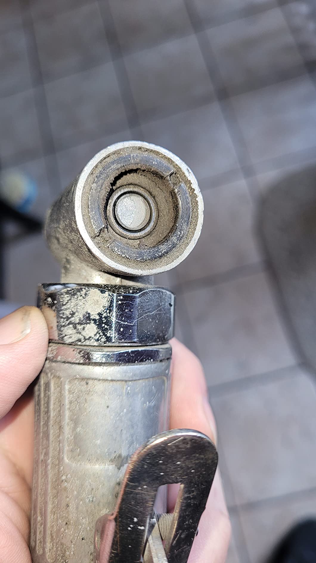 Angle air die grinder 1/4