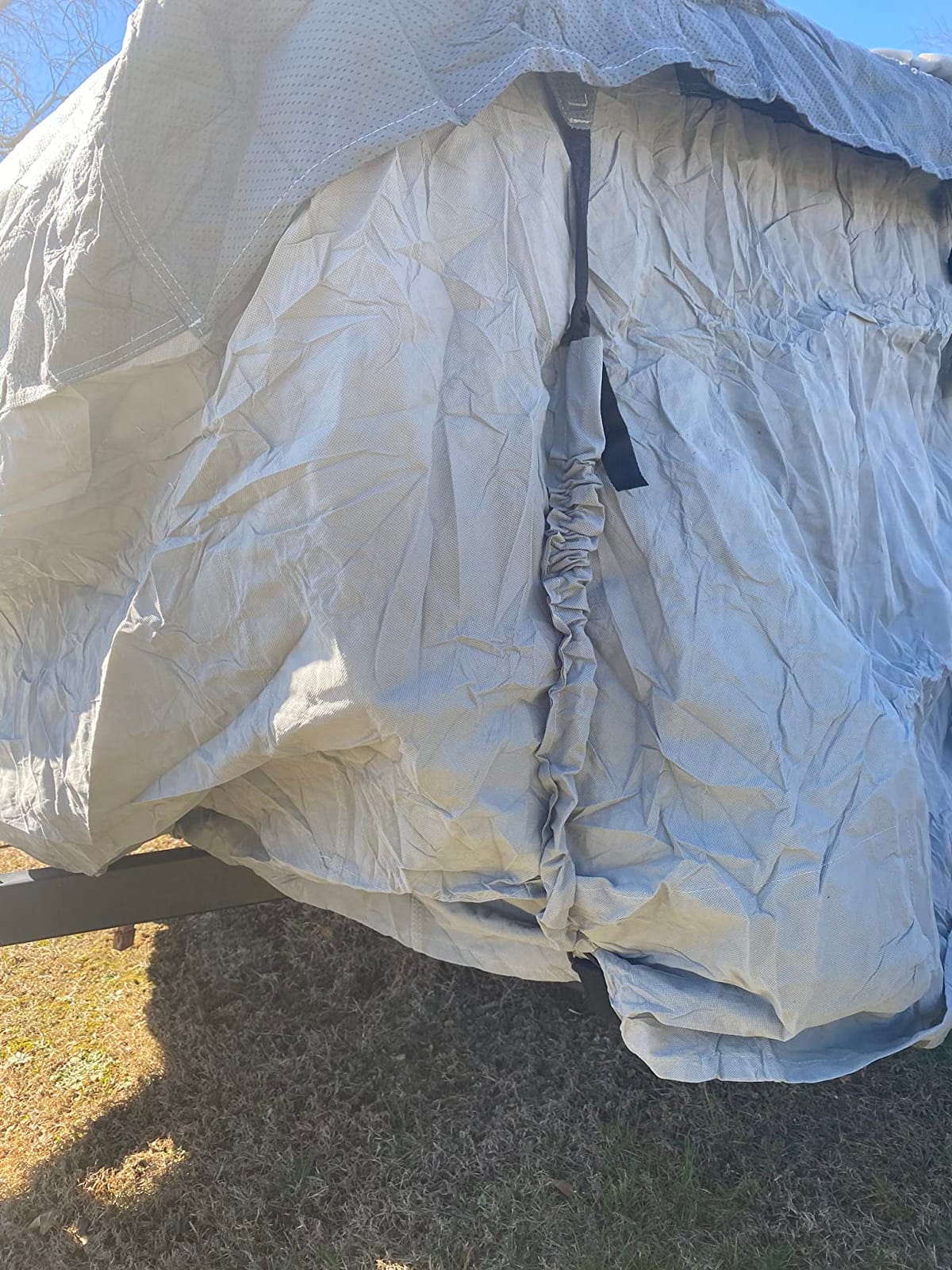 GEARFLAG Pop-up Folding Camper Cover Fits 8'-10' Reinforced Windproof Side-Straps, Anti-UV Water-Resistance Multi-Layers Heavy Duty for Trailer RV Camper pop up Cover (Fits 8' - 10') customer photo 1