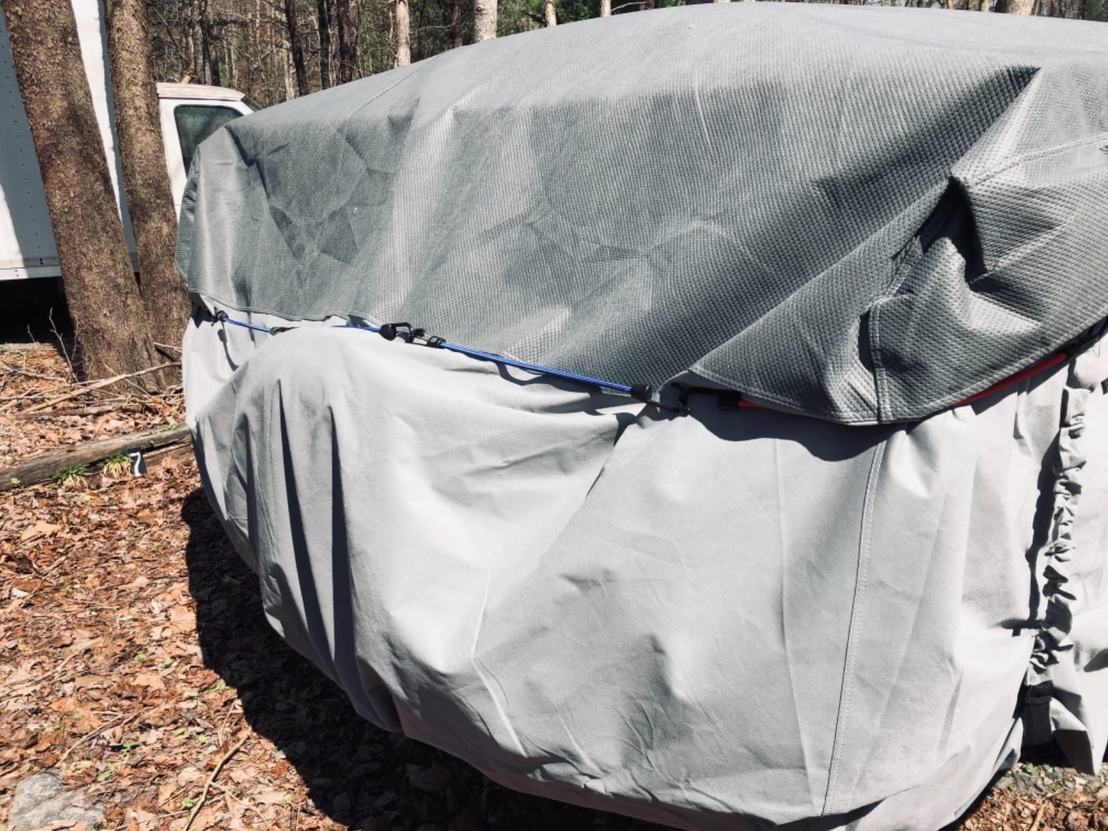GEARFLAG Pop-up Folding Camper Cover Fits 8'-10' Reinforced Windproof Side-Straps, Anti-UV Water-Resistance Multi-Layers Heavy Duty for Trailer RV Camper pop up Cover (Fits 8' - 10') customer photo 2