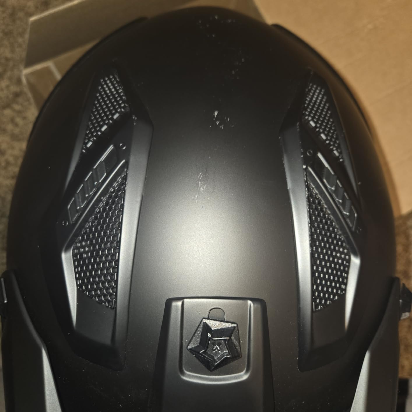 ILM Open Face Motorcycle 3/4 Half Helmet for Dirt Bike Moped ATV UTV Motocross Electric Cruiser Scooter DOT Model 726X(Matte Black,L) customer photo 1