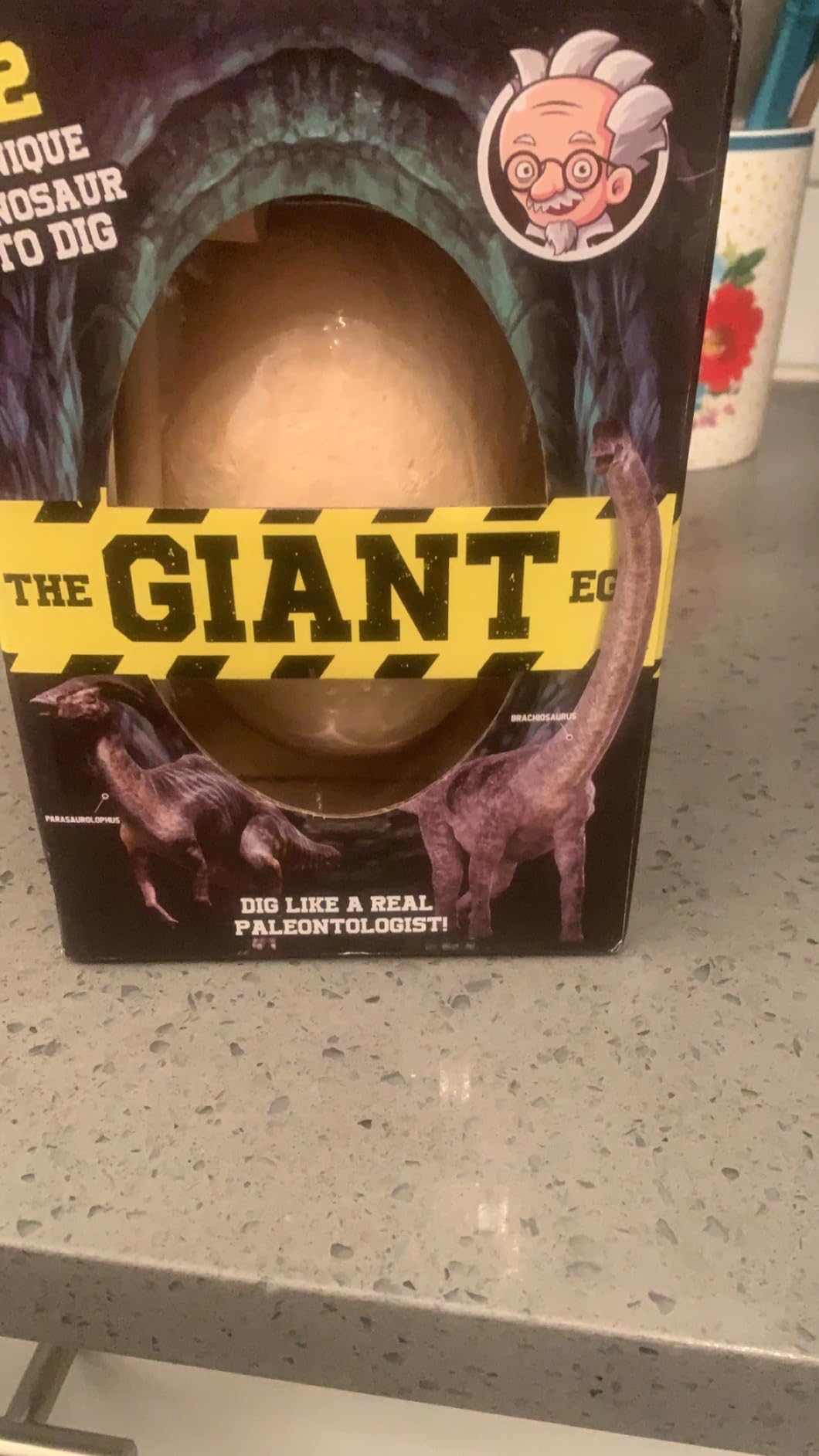 Dinosaur Egg Dig Kit, Unearth a Jumbo Dino Egg with 12 Unique Large Surprise Dinosaur Toys, Ideal Educational STEM Toys and Gifts for Kids Aged 5-7, Suitable for Party and Easter customer photo 1