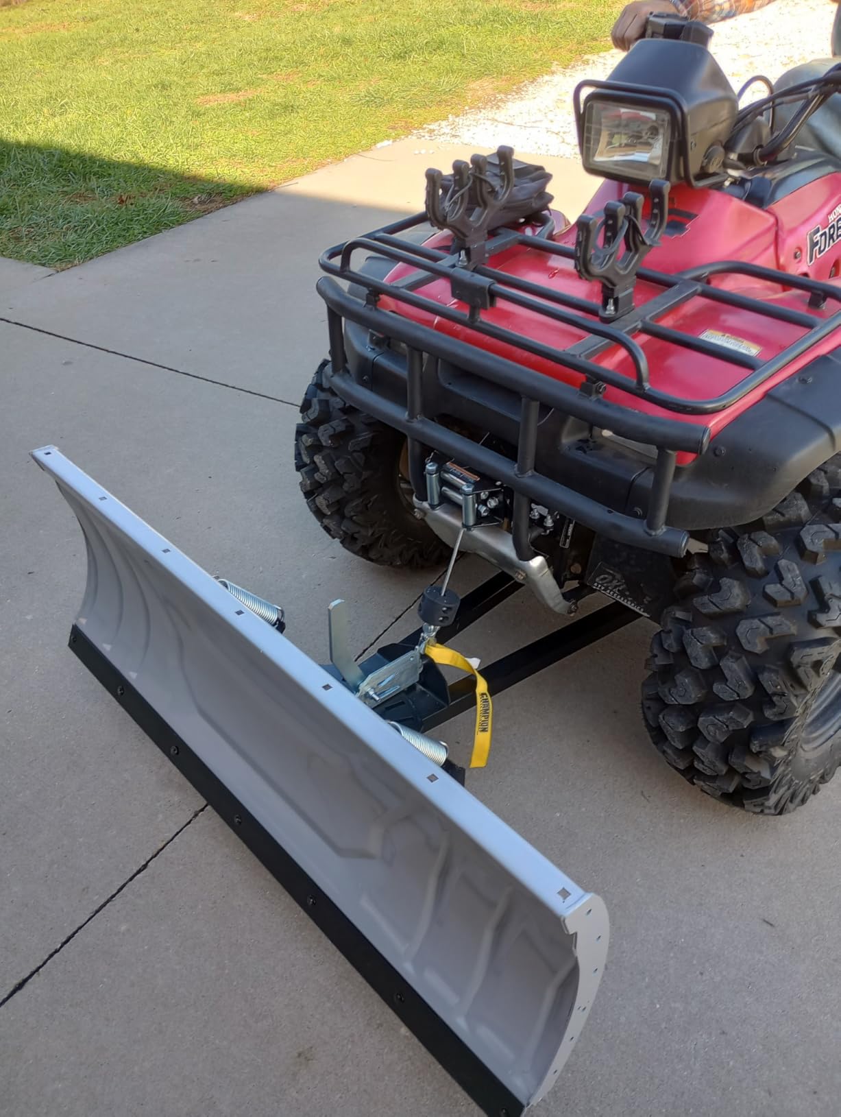 KUAFU Snow Plow Blade Universal Kit Steel Adjustable 48