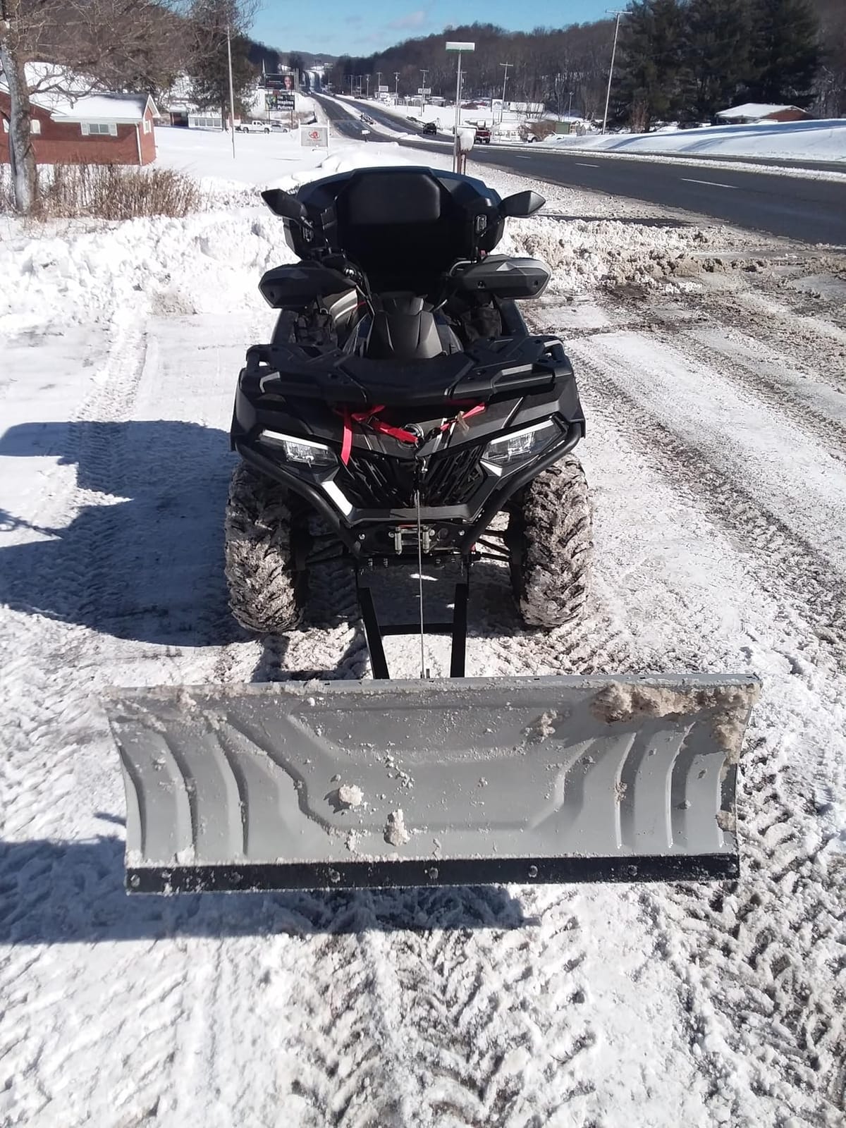 ECOTRIC ATV Snow Plow Blade Kit customer photo 2