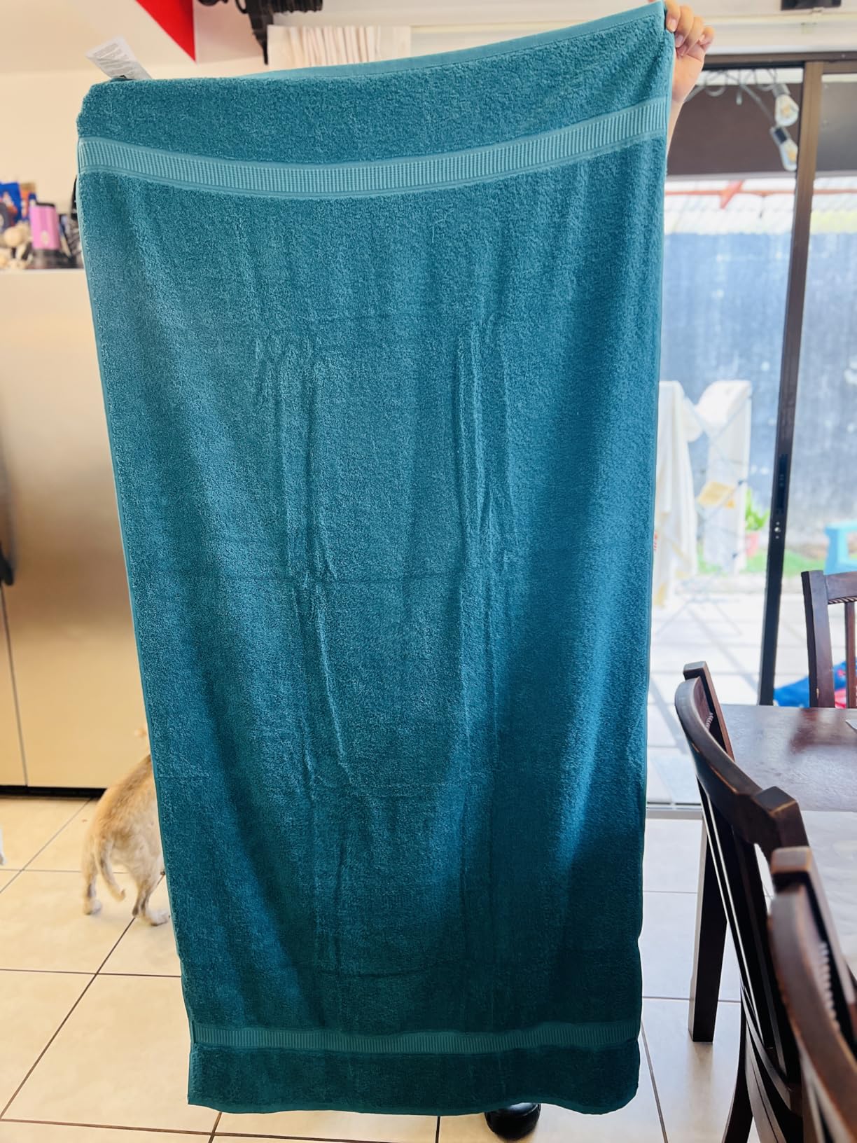 Utopia Towels - Luxurious Jumbo Bath Sheet 2 Piece - 600 GSM (35X70 Inches) 100% Ring Spun Cotton - Highly Absorbent and Quick Dry Extra Large Bath Towel - Super Soft Hotel Quality Towel (Black) customer photo 1