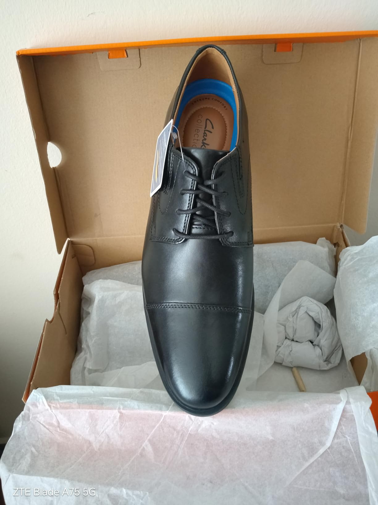 Clarks Men's Whiddon Cap Oxford Shoes | Office Shoes customer photo 2