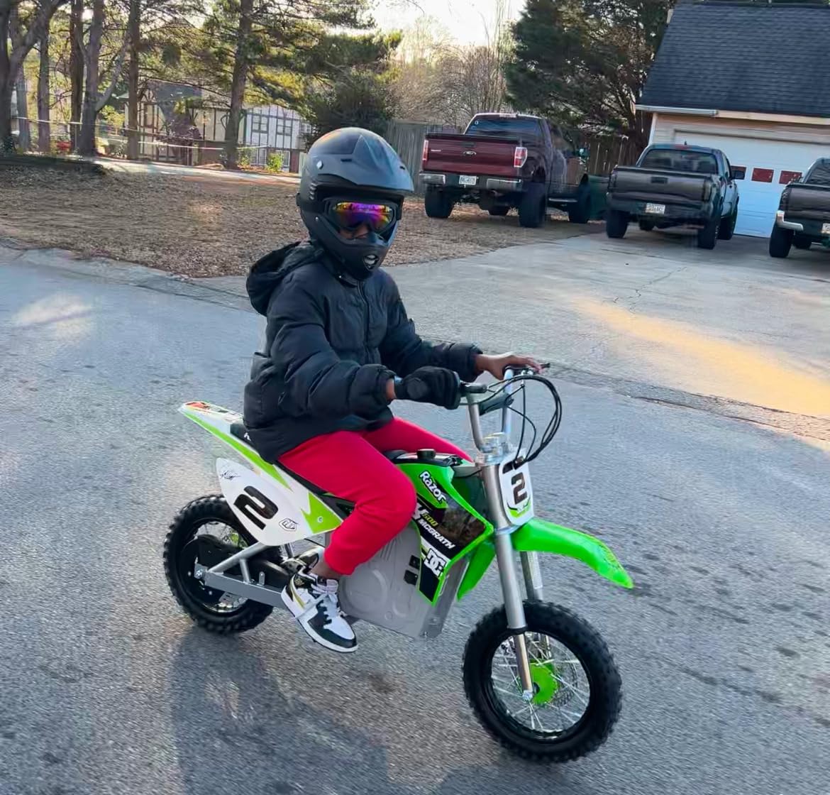 Dirt Rocket SX500 eBike | Electric Motorcycle | Iconic Wheeled Ride-On For Kids Age 14+ | High Performance Suspension | 500W/36V Motor | Up To 15 MPH, 40 Mins; 175 Lbs customer photo 1