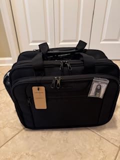 KROSER 17.3 Inch Rolling Laptop Computer Bag,Wheeled Briefcase,Roller case customer photo 2