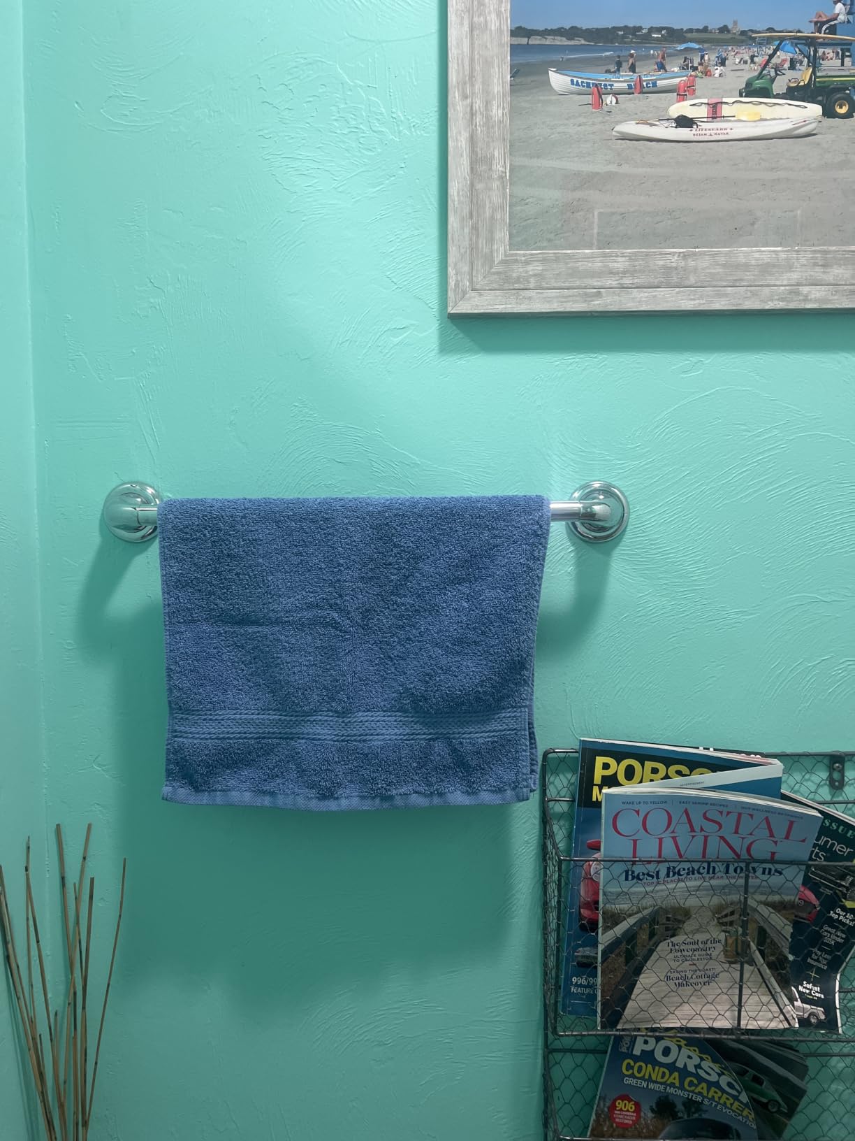 Utopia Towels 6 Pack Premium Hand Towels, 16x28 in, 600 GSM Cotton, Grey customer photo 1