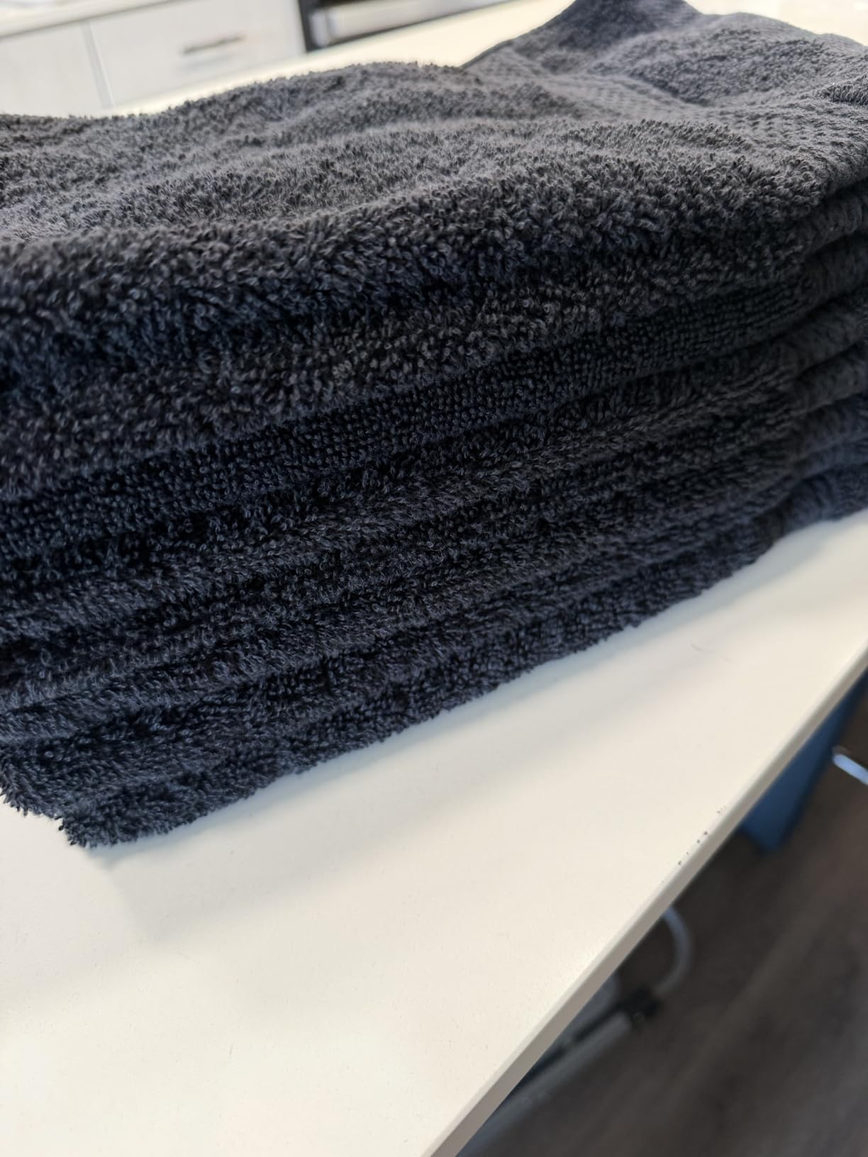 Utopia Towels 6 Pack Premium Hand Towels, 16x28 in, 600 GSM Cotton, Grey customer photo 2