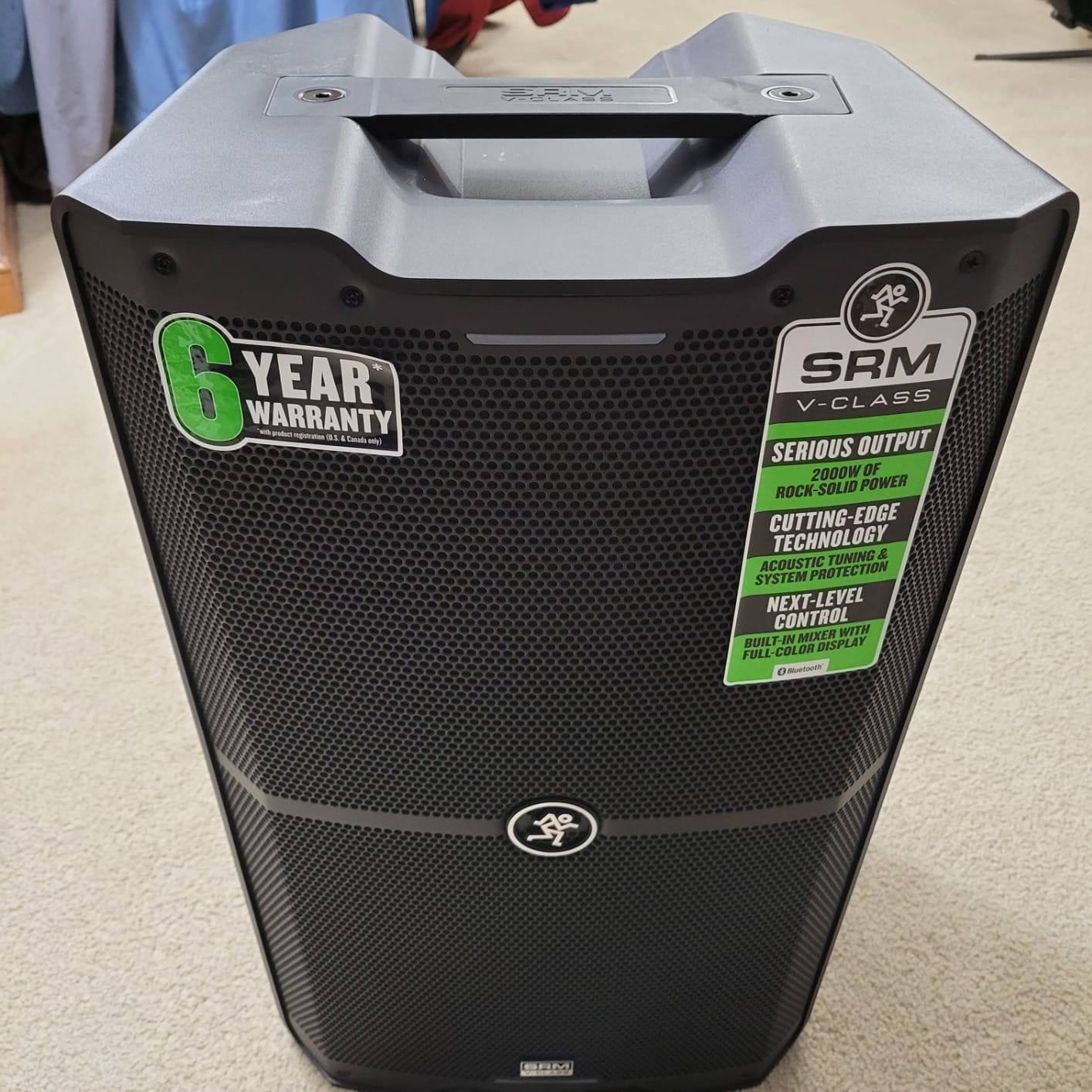 Mackie SRM215 V-Class 2000W 15 inch Powered Speaker customer photo 1