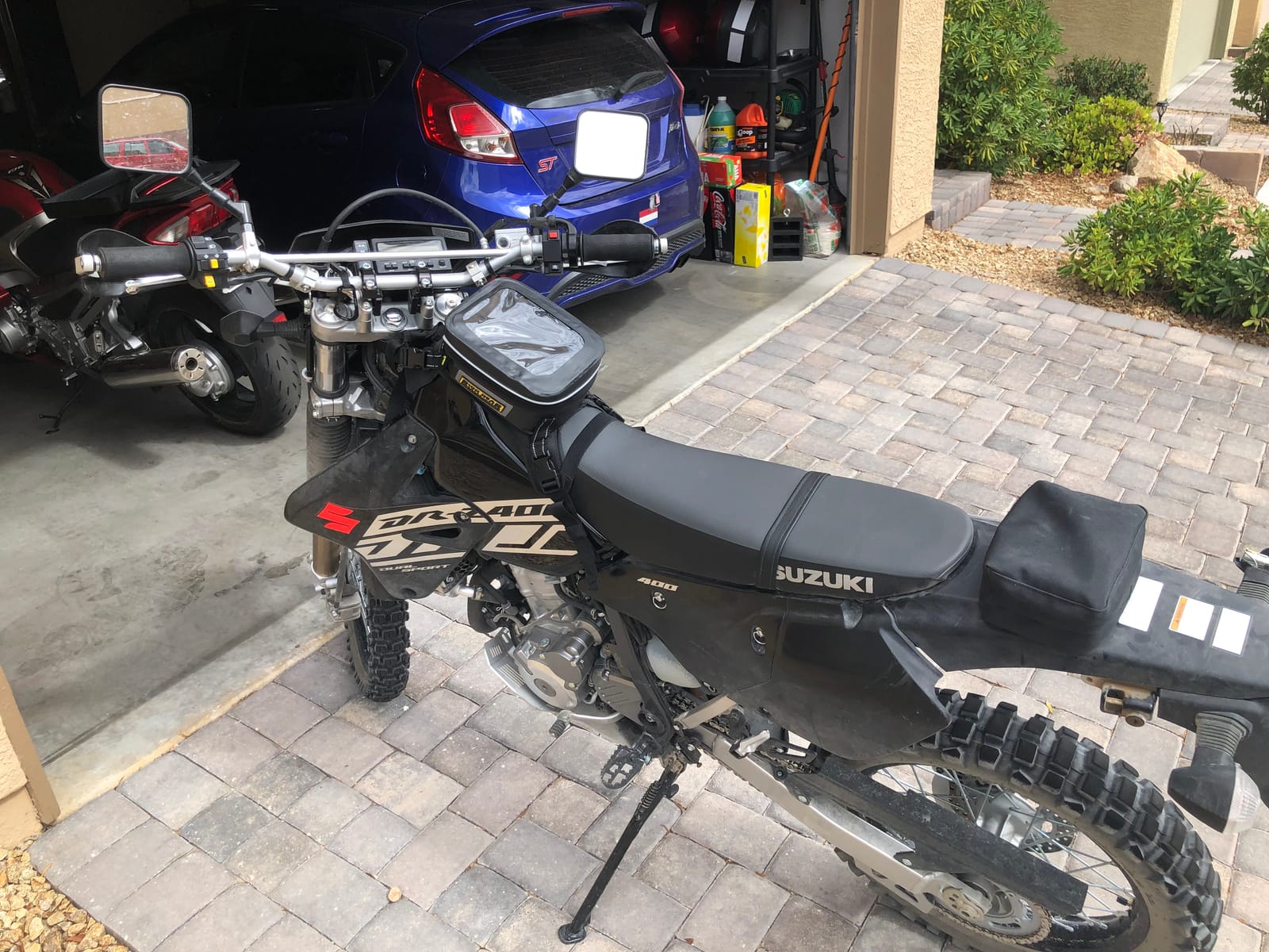 Nelson Rigg Waterproof Hurricane Dual Sport/Enduro Tank Bag, Black/Grey customer photo 2