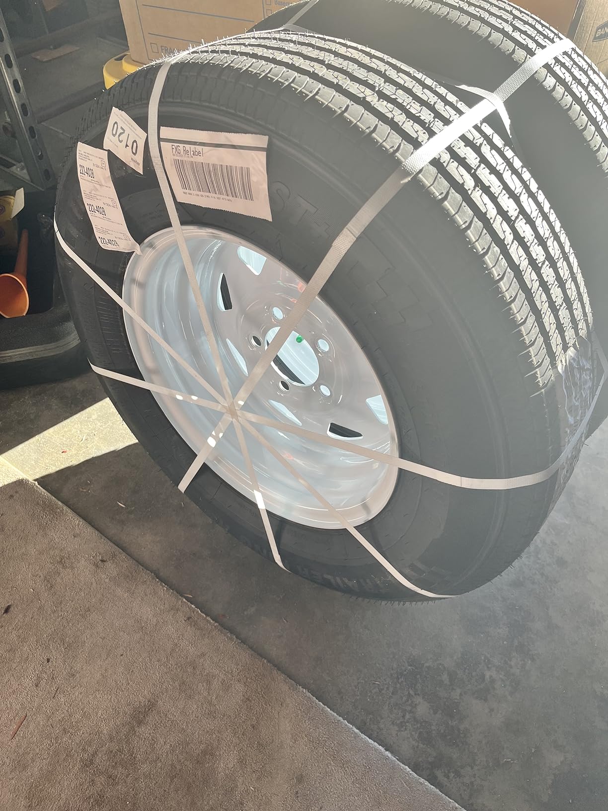 eCustomrim 2-Pack Radial Trailer Tire Rim Assembly ST205/75R14 5 Lug Load D customer photo 2