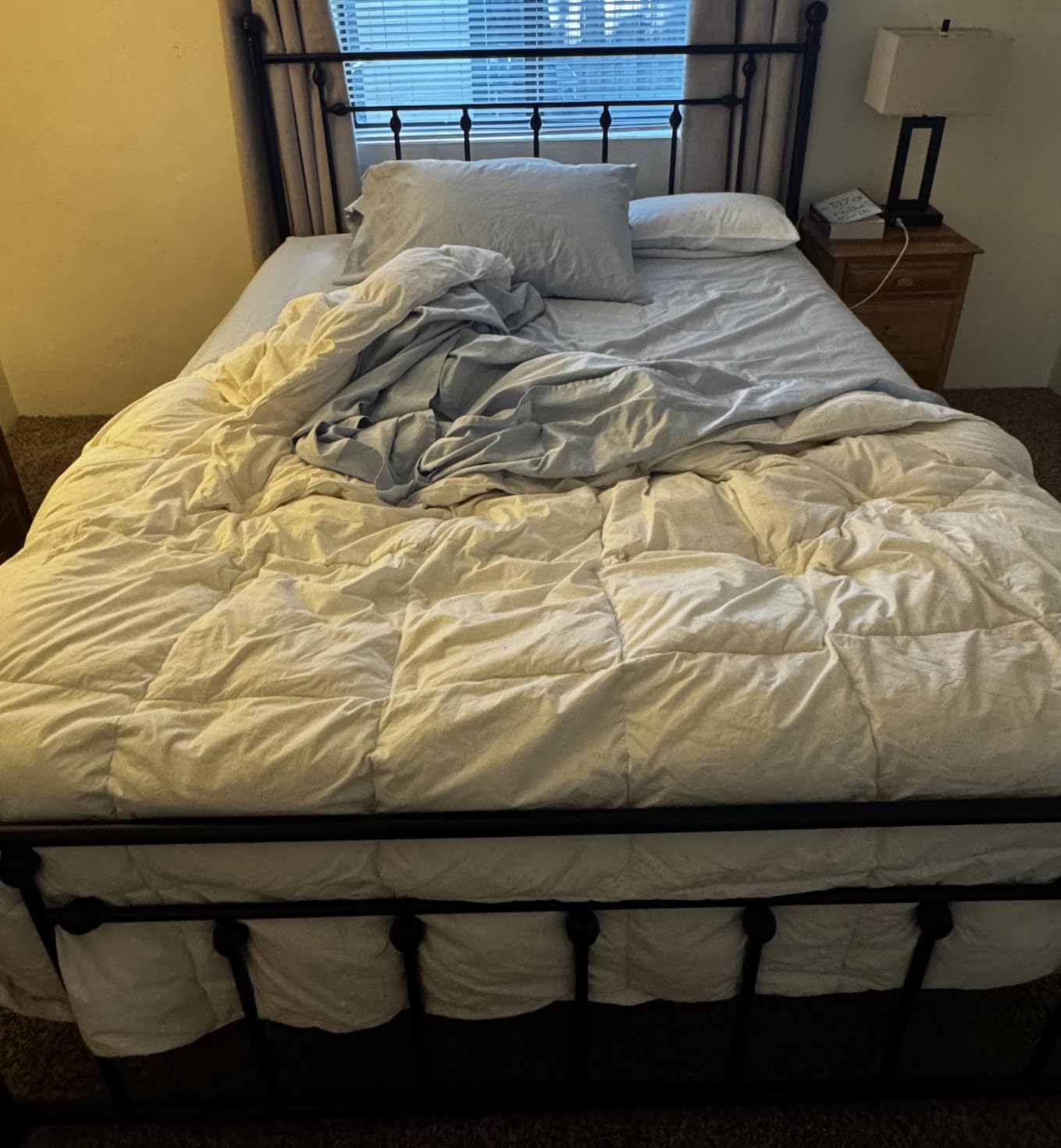 California Design Den Luxury 800 Thread Count King Size Sheets, Dusty Blue customer photo 1