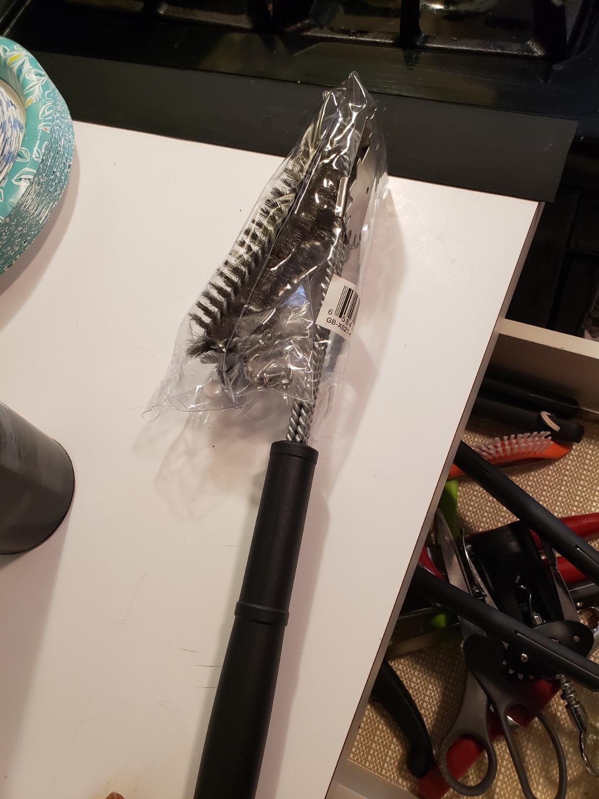 GRILLART Grill Brush and Universal Fit Scrapers, 18