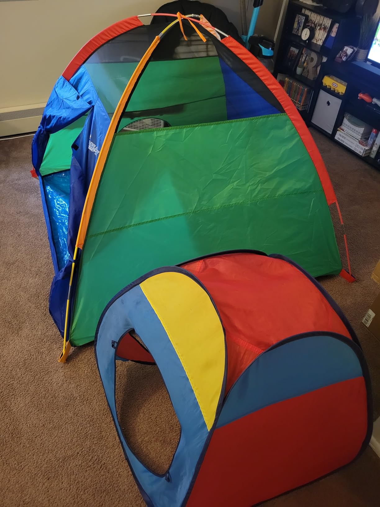 NARMAY® Play Tent Easy Fun Dome Tent for Kids Indoor/Outdoor Fun - 60 x 60 x 44 inch customer photo 2