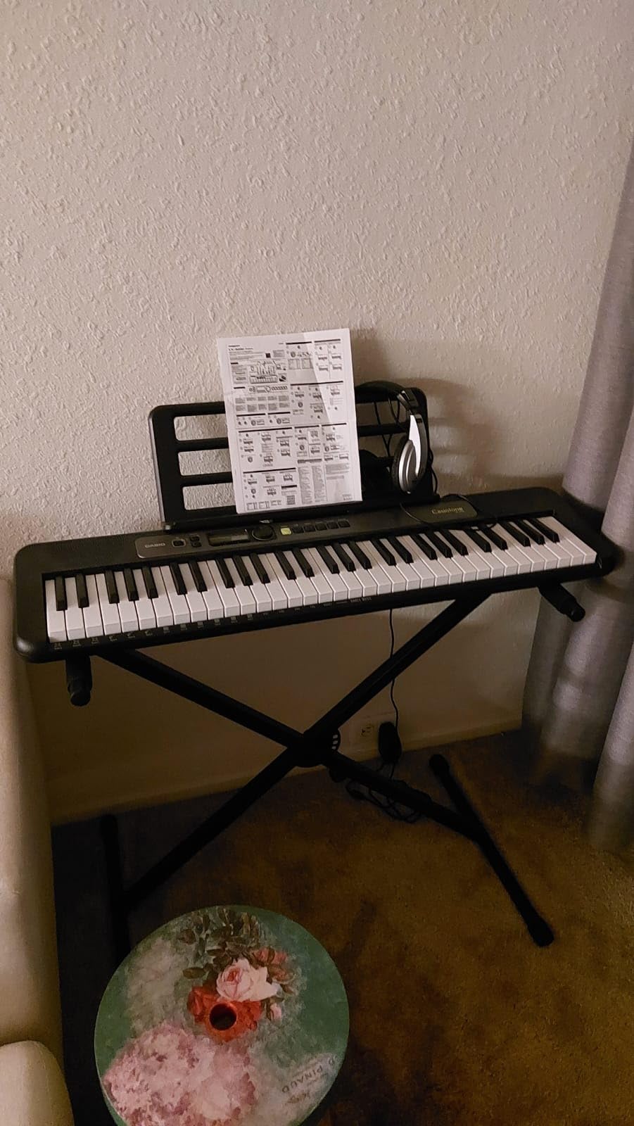 Casio LK-S250 61-Key Premium Lighted Keyboard Pack with Stand, Headphones & Power Supply (CAS LKS250 PPK) customer photo 2