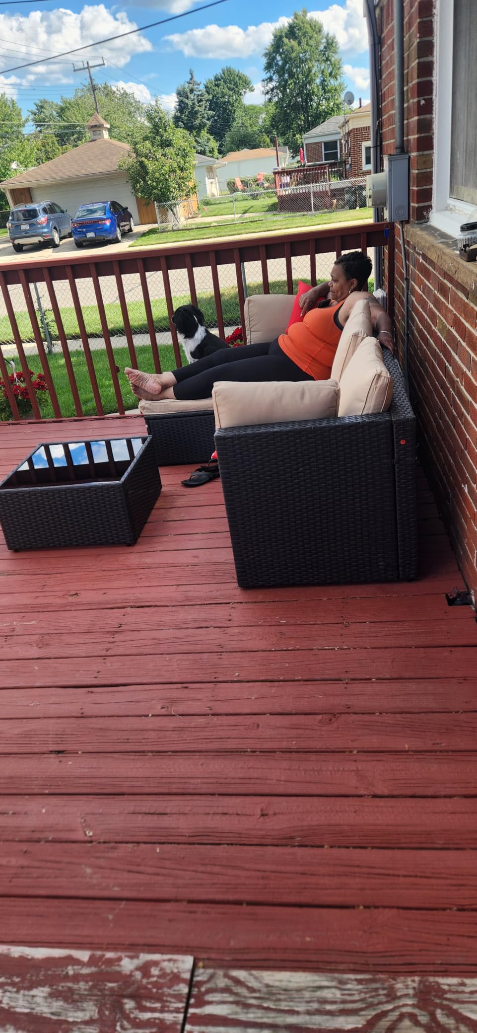 Vongrasig 5 Piece Patio Furniture Sets, Outdoor Patio Set Sectional Sofa customer photo 2