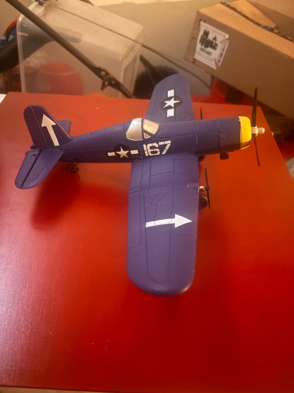volantexrc RC Plane for Beginners, 4CH WWII RC Airplane T28 Trojan with Aileron, 2.4Ghz Remote Control Plane with Xpilot Self Righting & One Key Aerobatic for Adults (761-9 RTF) customer photo 1