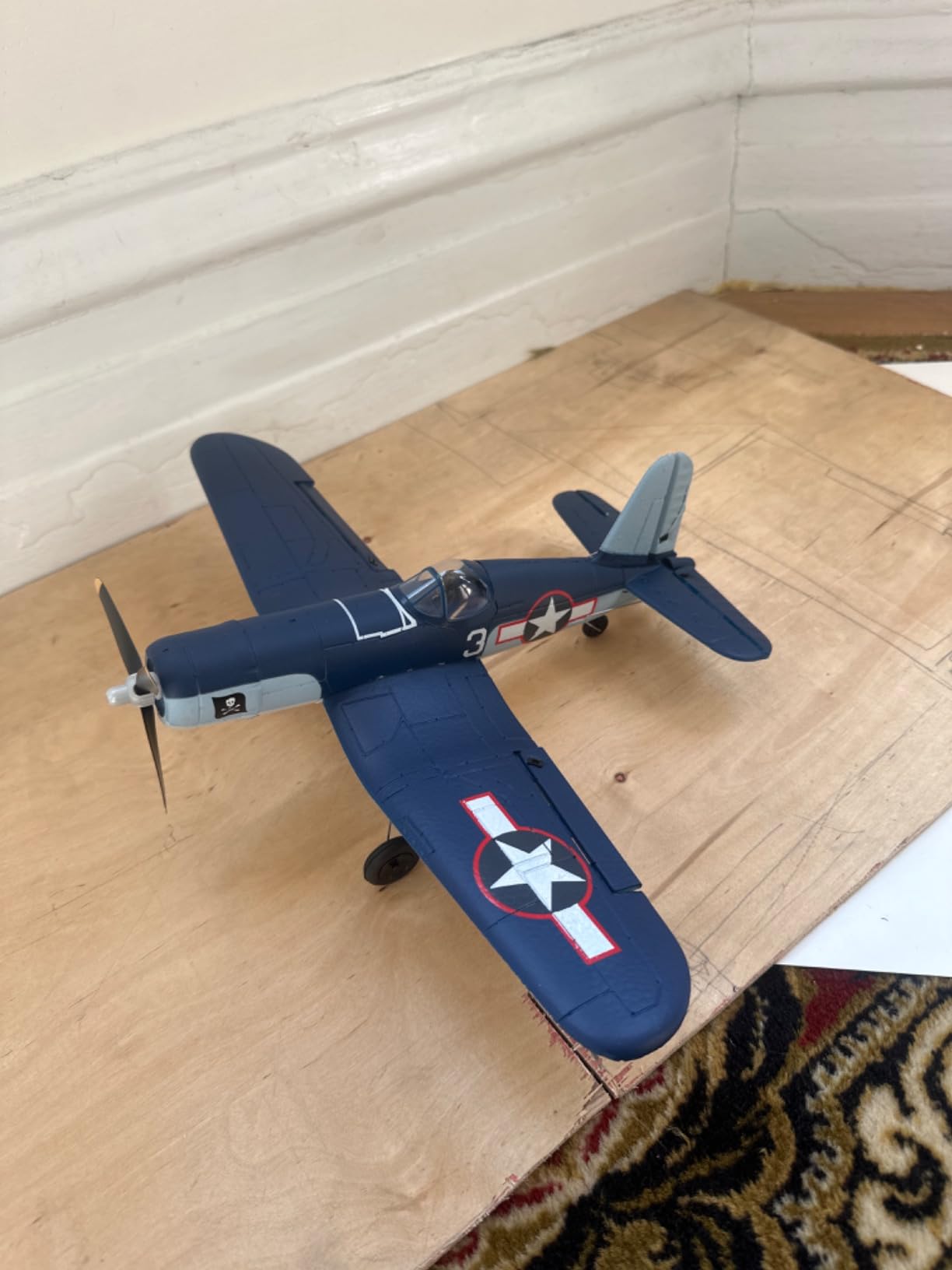 volantexrc RC Plane for Beginners, 4CH WWII RC Airplane T28 Trojan with Aileron, 2.4Ghz Remote Control Plane with Xpilot Self Righting & One Key Aerobatic for Adults (761-9 RTF) customer photo 2