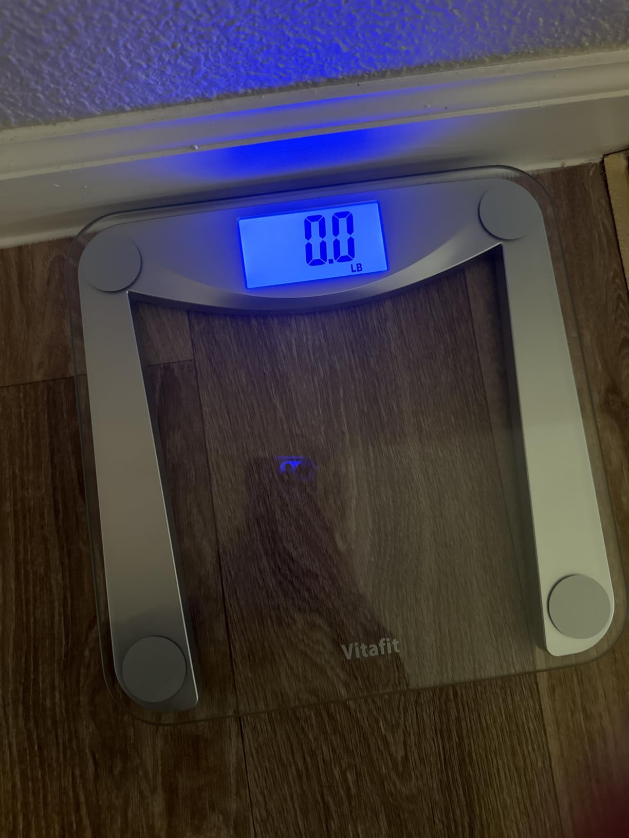 Vitafit Bathroom Scale for Body Weight Accuracy 0.1lb, 400lb,Clear Glass customer photo 2