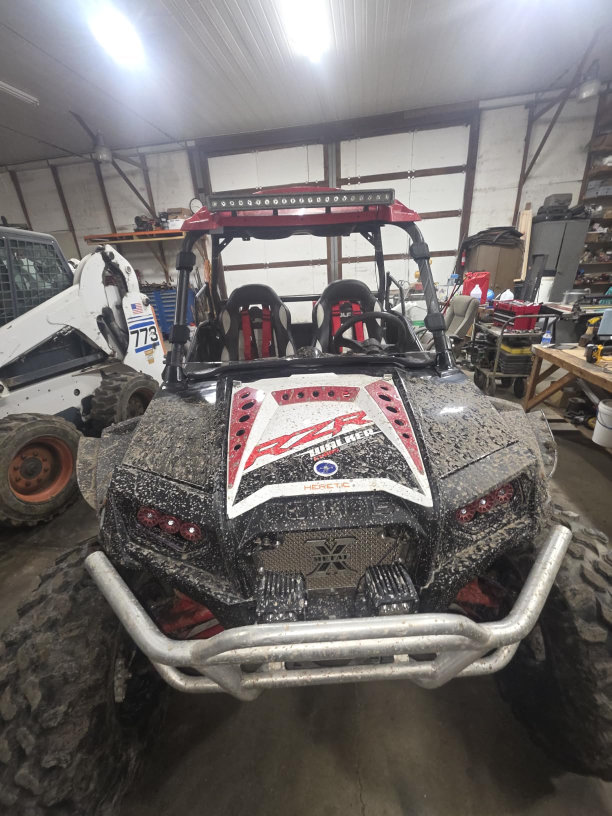 KEMIMOTO UTV Windshield Pre-installed Rubber Strips, Compatible with Polaris RZR 800 / RZR 570 / XP 900 2008-2020 UTV Front Full Windshield UV Resistance PC Clear Vsion Window customer photo 2