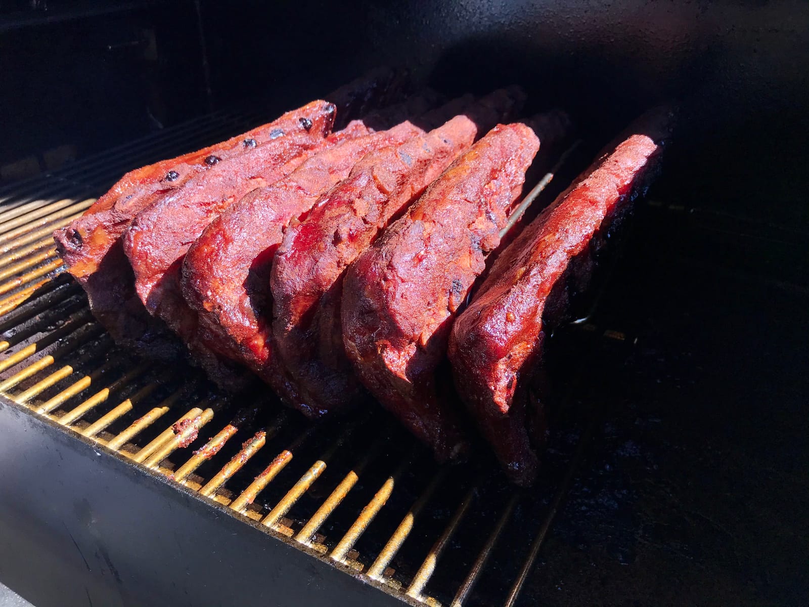 Rib Rack Stainless Steel – 6-Rib Capacity! Integrated Temperature Probe Holder - Never Risk Burnt Ribs Again! 100% Food-Safe, Non-Magnetic Stainless Steel – Easy Clean-up and Coating-Free! customer photo 1