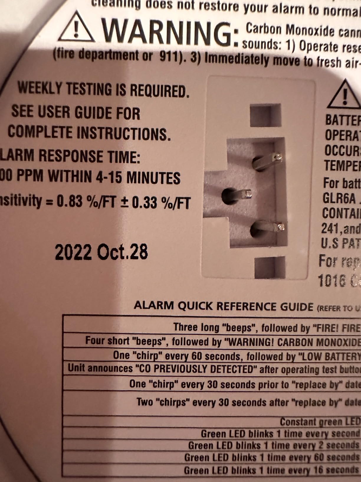 Kidde Hardwired Smoke & Carbon Monoxide Detector, Battery Backup, Interconnectable, LED Warning Light Indicators customer photo 2