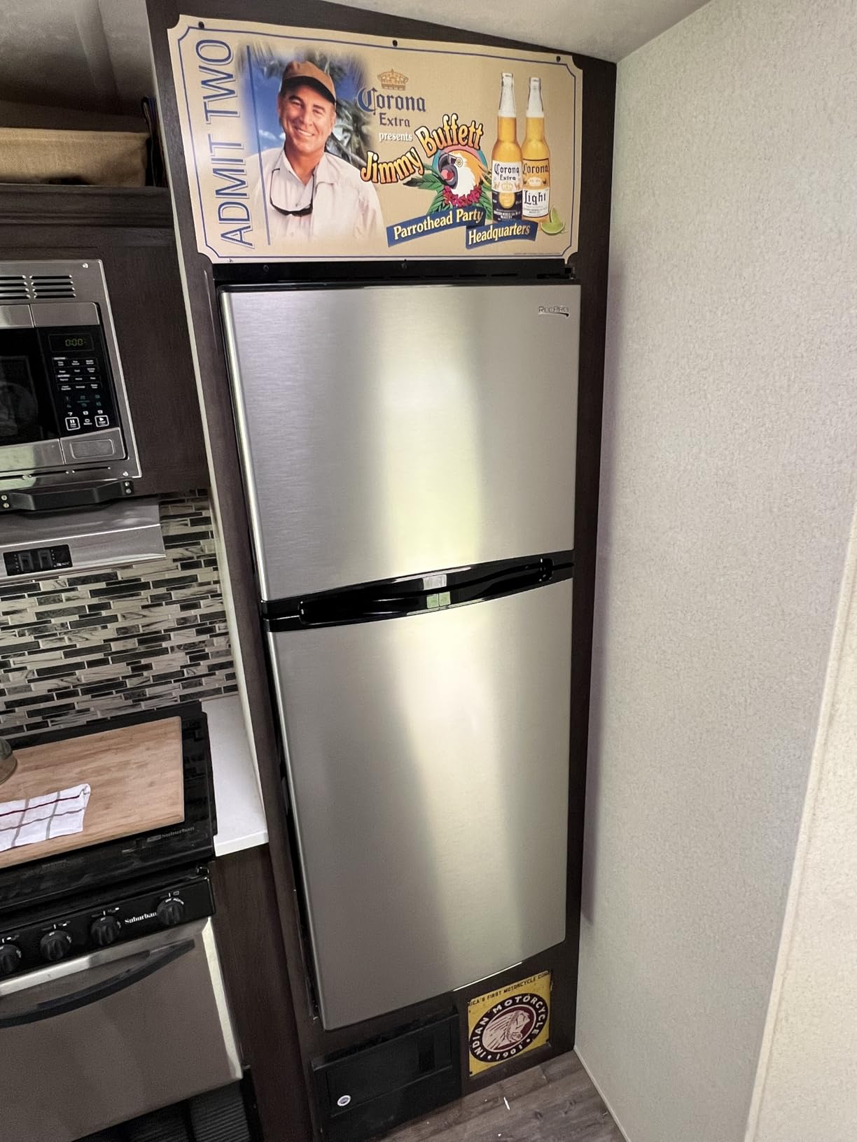 RecPro 10 Cu Ft 12V RV Refrigerator | Black | Frost-Free | Double Door | Low Power Consumption, Adjustable Shelves, Double door customer photo 2