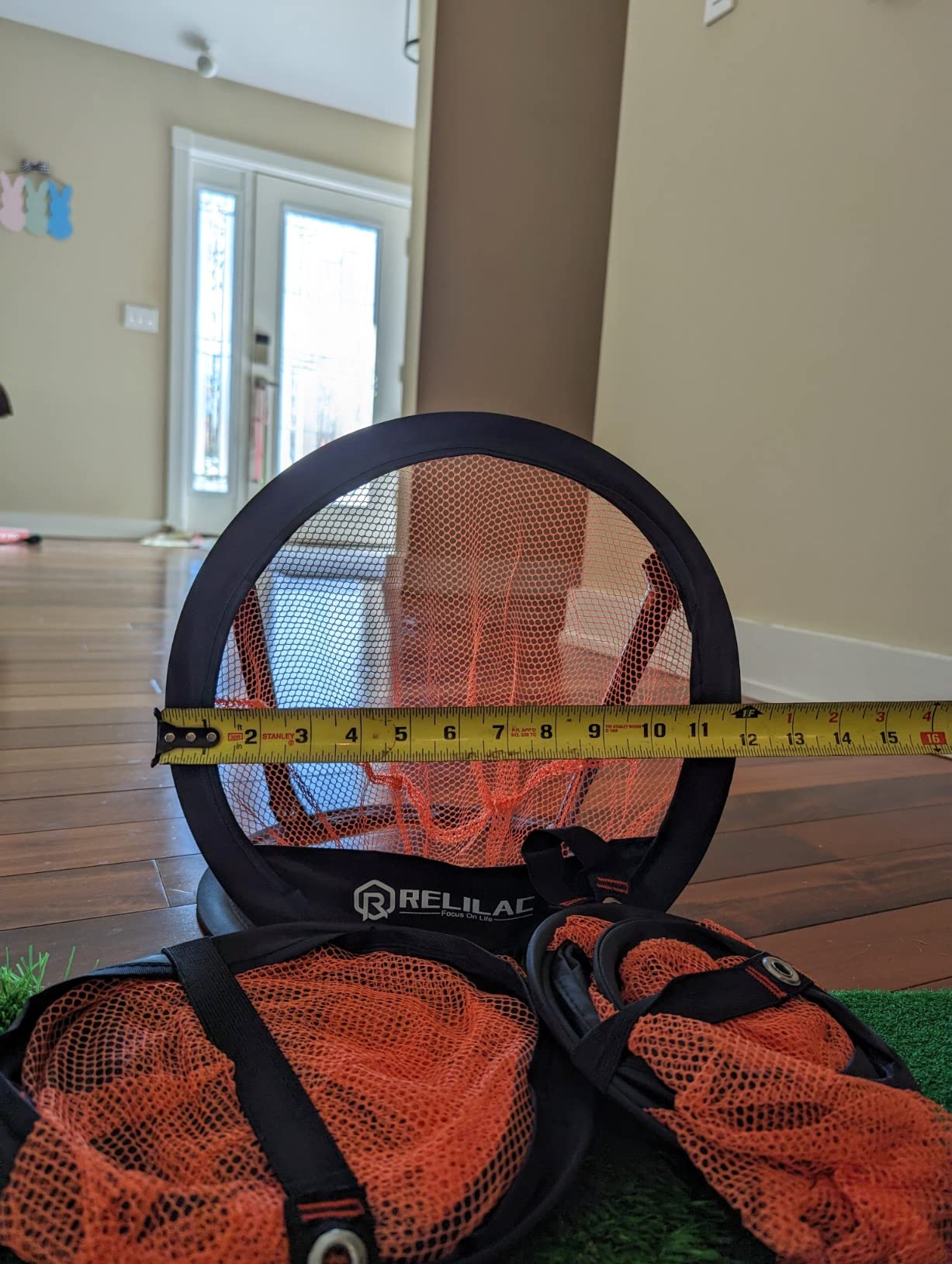 RELILAC Pop Up Golf Chipping Practice Net Set - Indoor/Outdoor Golfing Target Accessories for Golf Practice - Improve Your Short Game - Gifts for Men, Dad, Mom, Husband, Women, Kid, Golfers customer photo 2