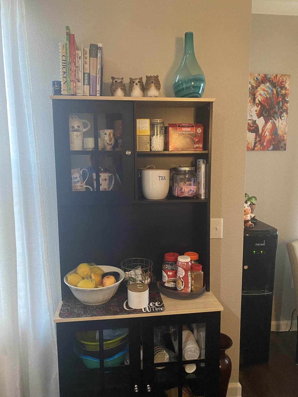 HOMCOM Kitchen Pantry Storage Cabinet 72
