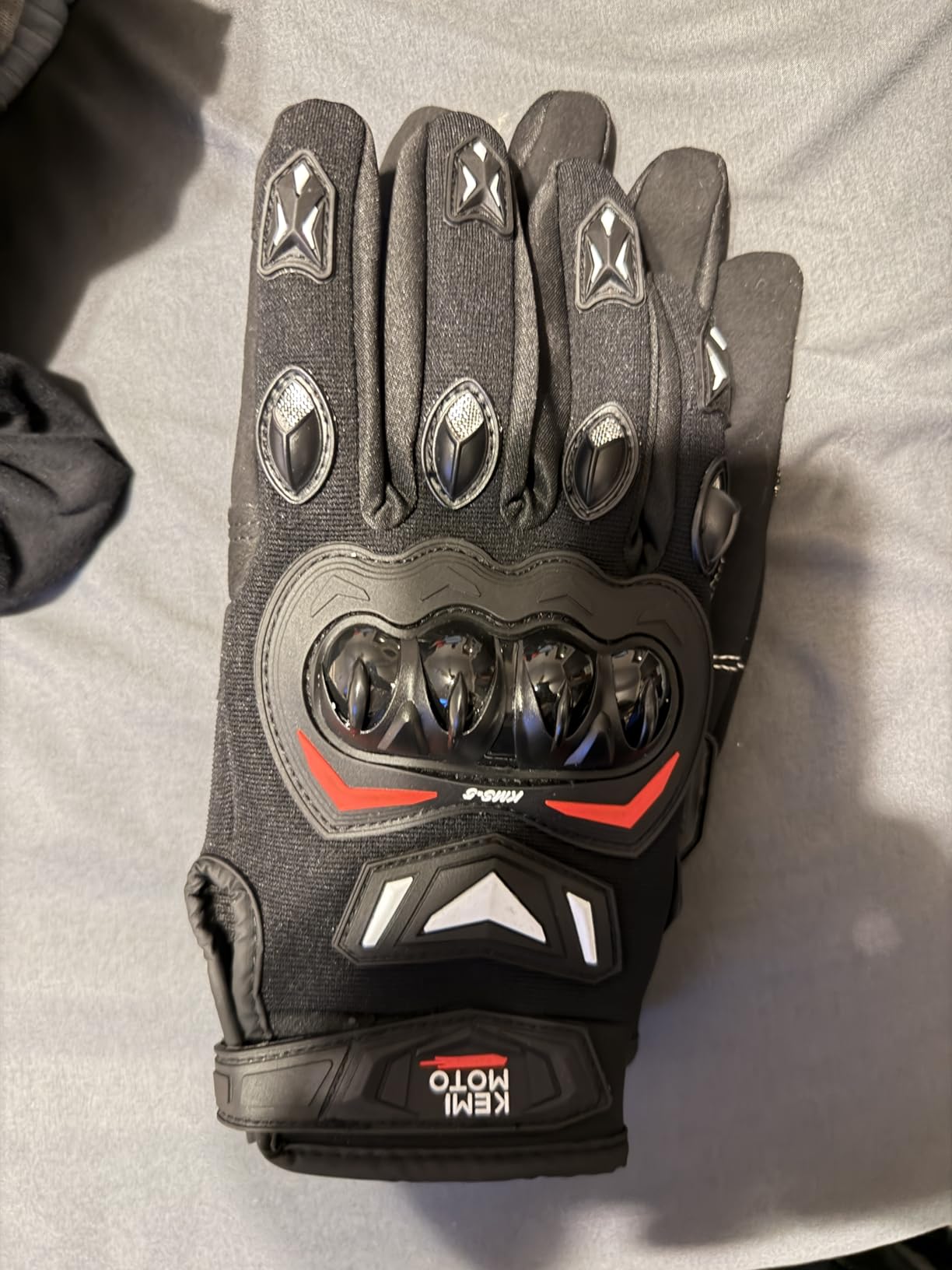 KEMIMOTO Motorcycle Gloves for Men, Touchscreen Cycling Gloves for Outdoor Sports On-Road Off-Road Mountain Motorcycle Motorcross Motorbike Dirt Bike Bicycle Racing ATV UTV customer photo 2
