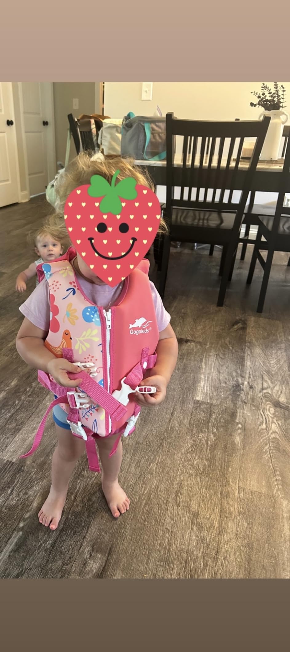 Gogokids Toddler Swim Vest, Neoprene Kids Floaties 2-9 Years customer photo 2