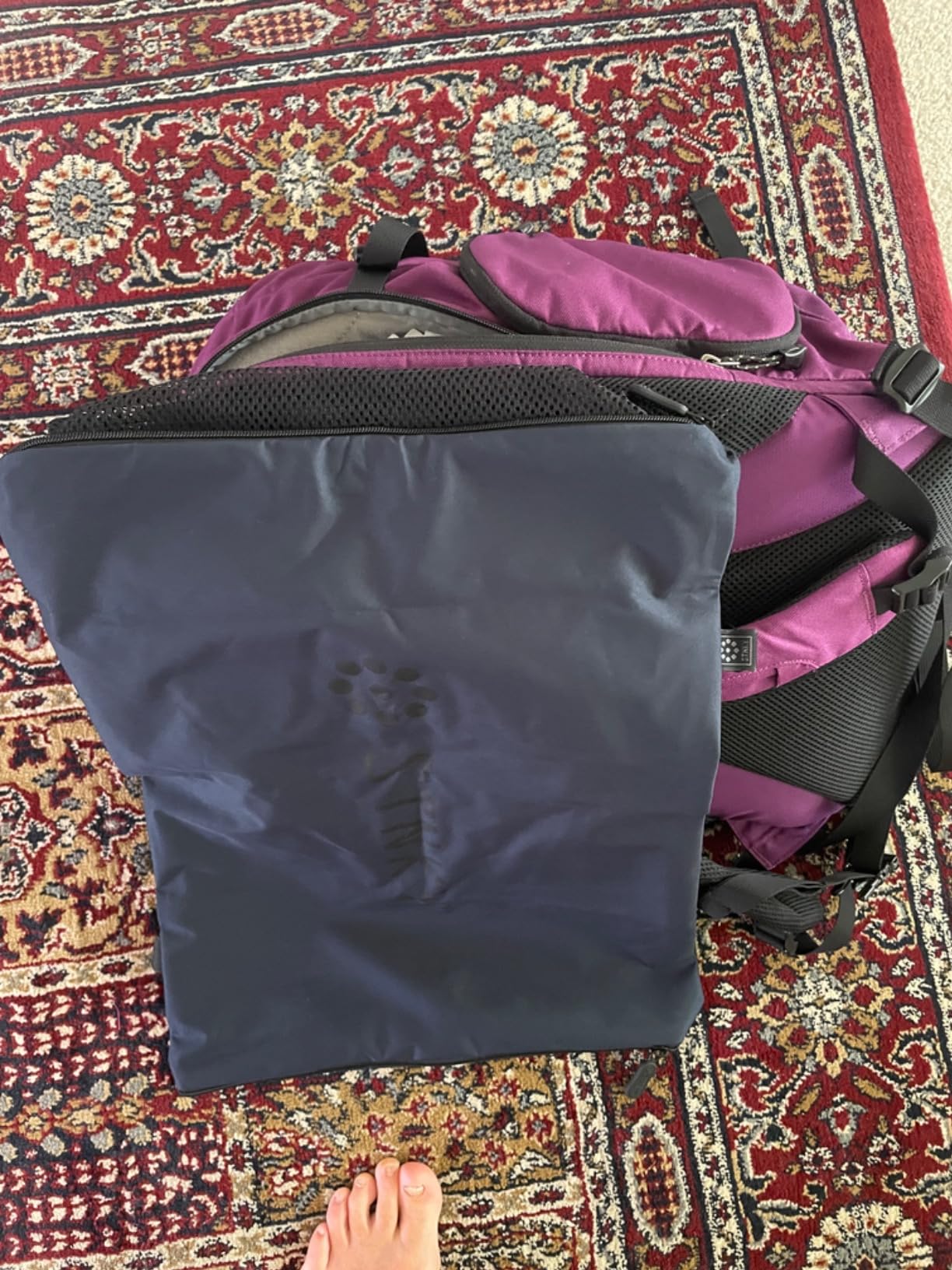 STNKY Bag Pro - Laundry Bags With Zips, Handles and Internal Mesh Bag for Travel, Yoga, Healthcare, Gym Kit, Laundry (XL, Grey) customer photo 1