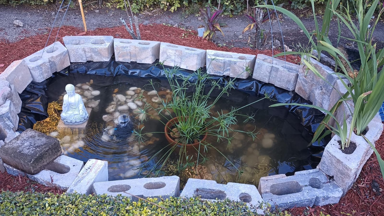 UWIOFF Pond Liner, 20 Mil HDPE Pond Liners for Outdoor Ponds, 7 x 10 FT customer photo 2