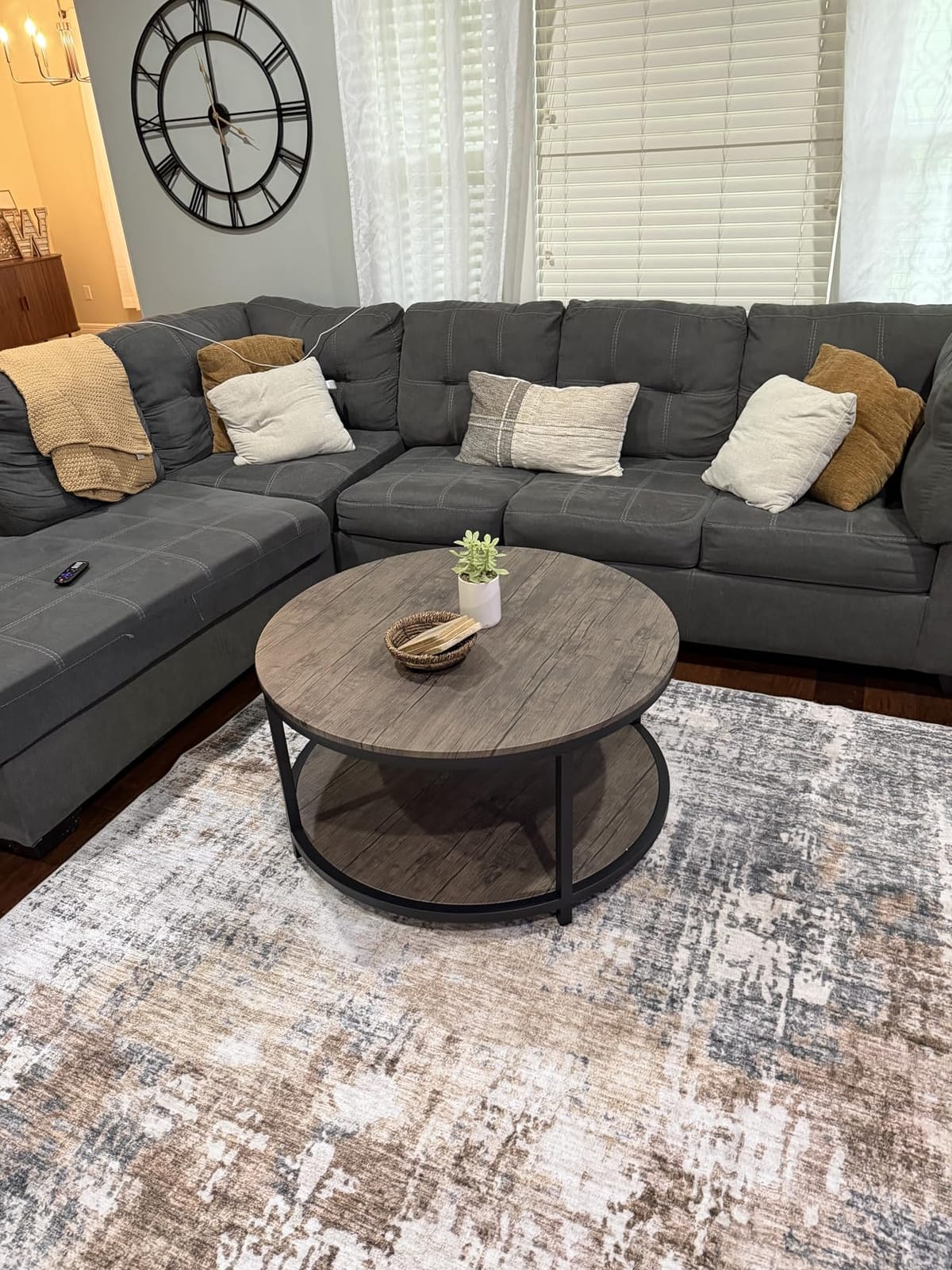 NSdirect Round Coffee Table,36