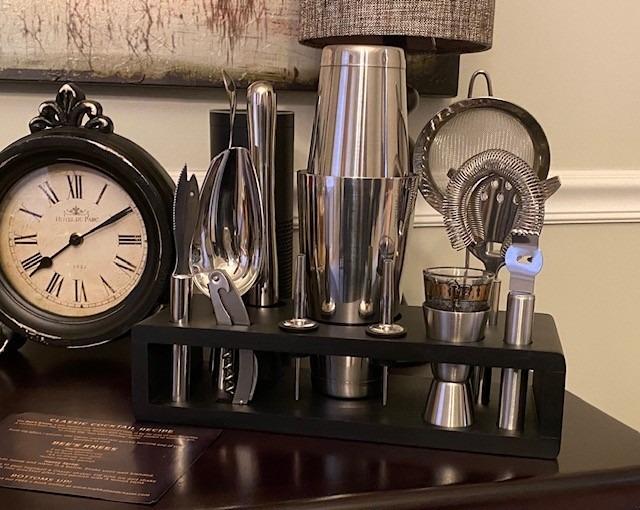 Highball & Chaser 13-Piece Gunmetal Black Stainless Steel Boston Cocktail Shaker Bar Tool Set with Mixology Bartender Kit Accessories customer photo 1