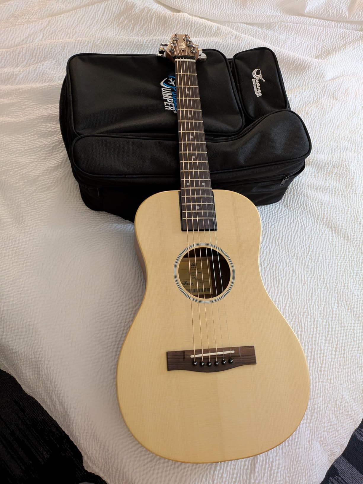 Journey Instruments Solid Sitka Acoustic Collapsible Travel Guitar PJ410N customer photo 2