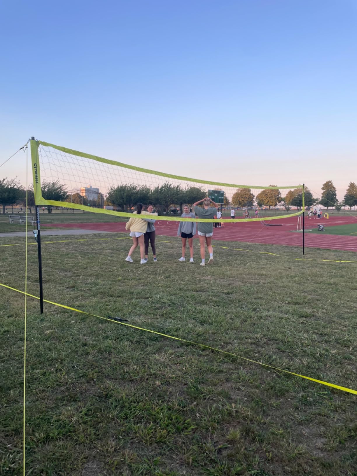 Professional Heavy Duty Volleyball Net Set for Backyard Outdoor customer photo 2