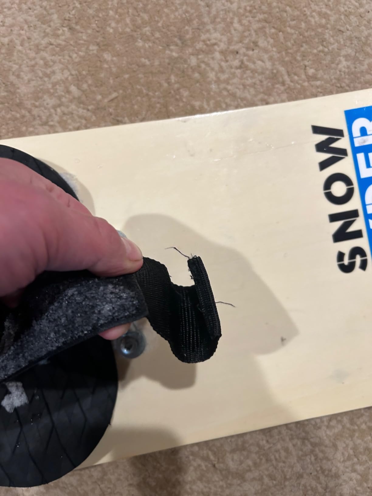 SportsStuff Snow Ryder Hardwood Snowboard, Beginner's Wood Snowboard, Multiple Sizes/Colors customer photo 1