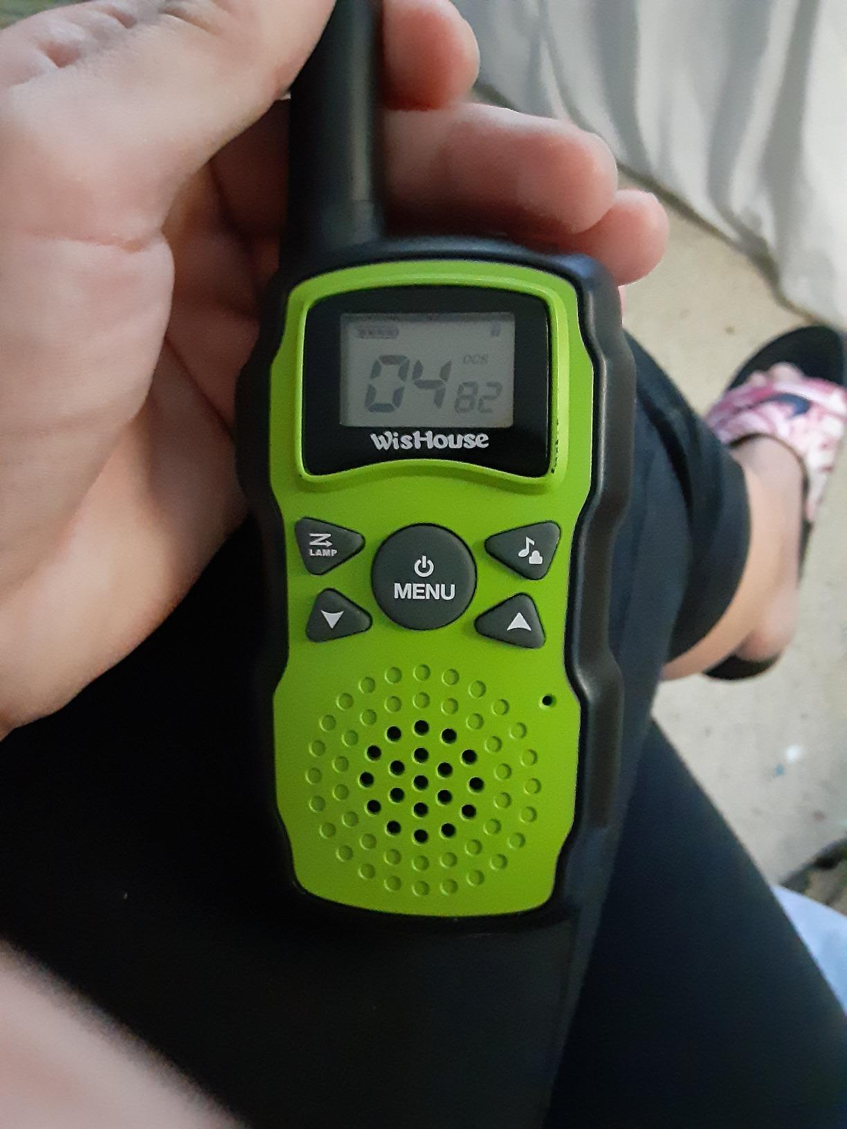 Wishouse Walkie Talkies for Kids Adult Long Range Rechargeable 3 Pack,Boy Wearable Walky Talky Set 2 Way Radio with USB Charger Battery,Camping Games Toy Birthday Xmas Gift for Girl Children Family customer photo 1