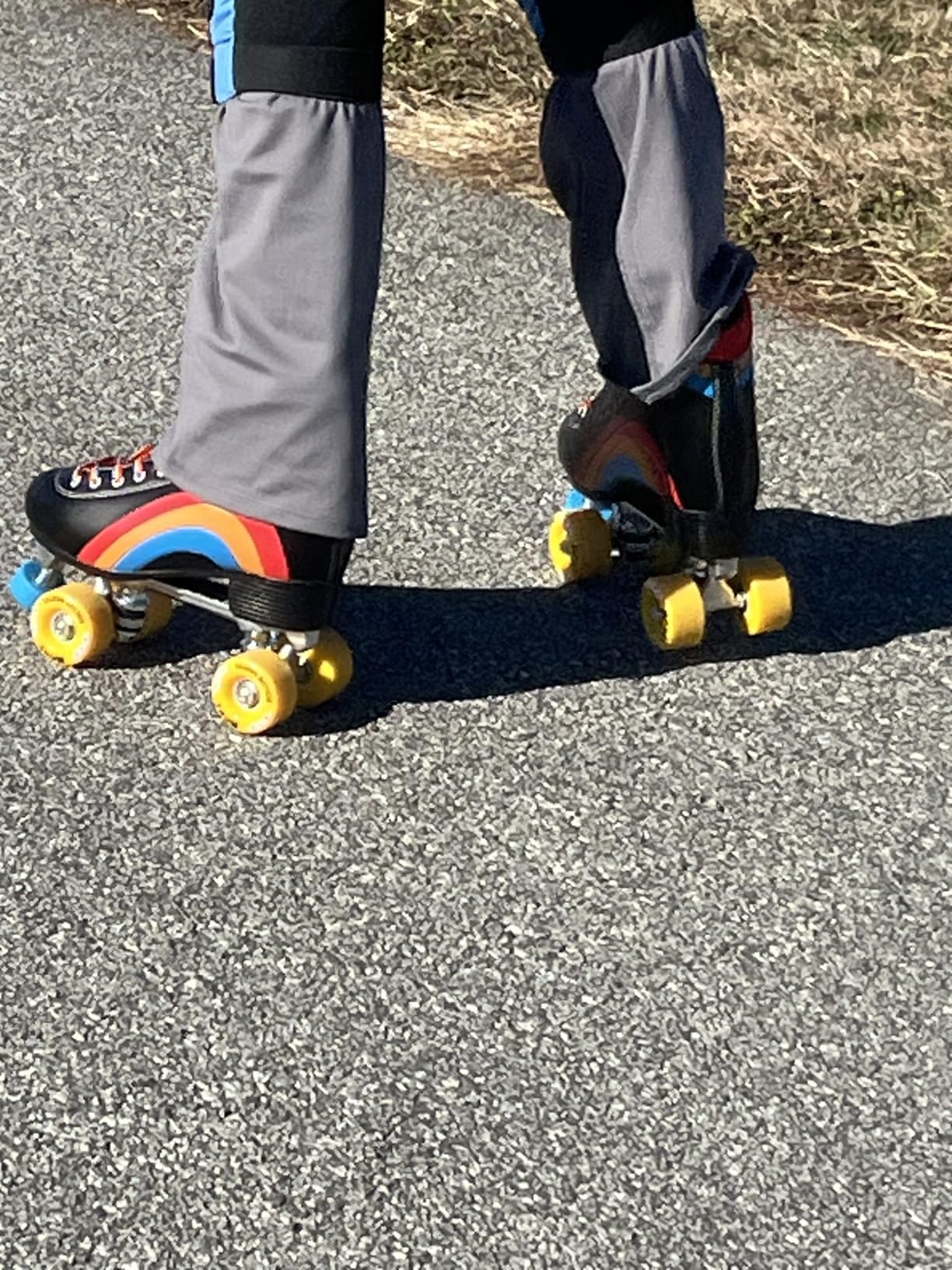 Moxi Rainbow Rider Roller Skates for Women - Beautiful, Durable, Supportive Rainbow Skates with Padded Lining, a Sturdy Plate, and Soft Outdoor Wheels customer photo 2